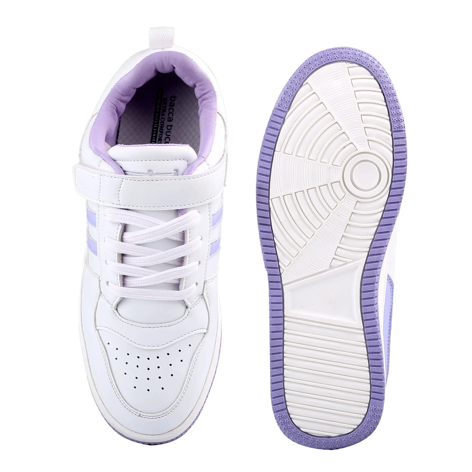 Bacca Bucci PHOENIX Low-Top Fashion Women's Sneakers with Hook & Loop Closure - Image 7