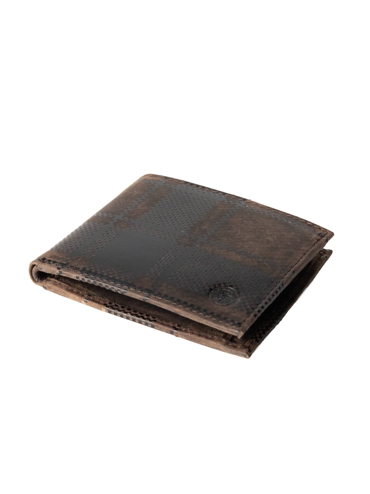 Bacca Bucci "Plaid Rebel" Genuine Leather Bifold Wallet for Teens & Gen Z - Image 5