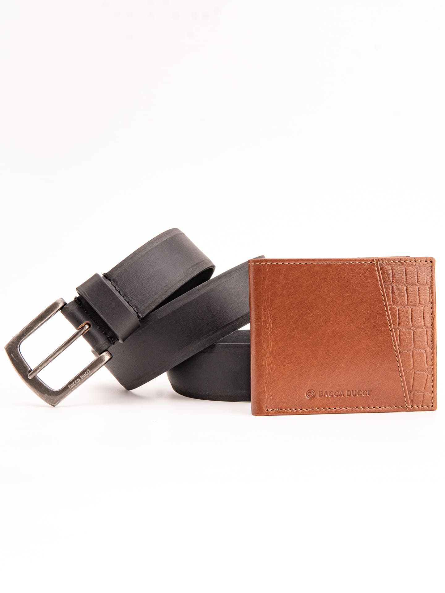 Bacca Bucci Premium Gift Combo: Classic Wallet & Stylish Belt in Elegant Wooden Box - Image 3