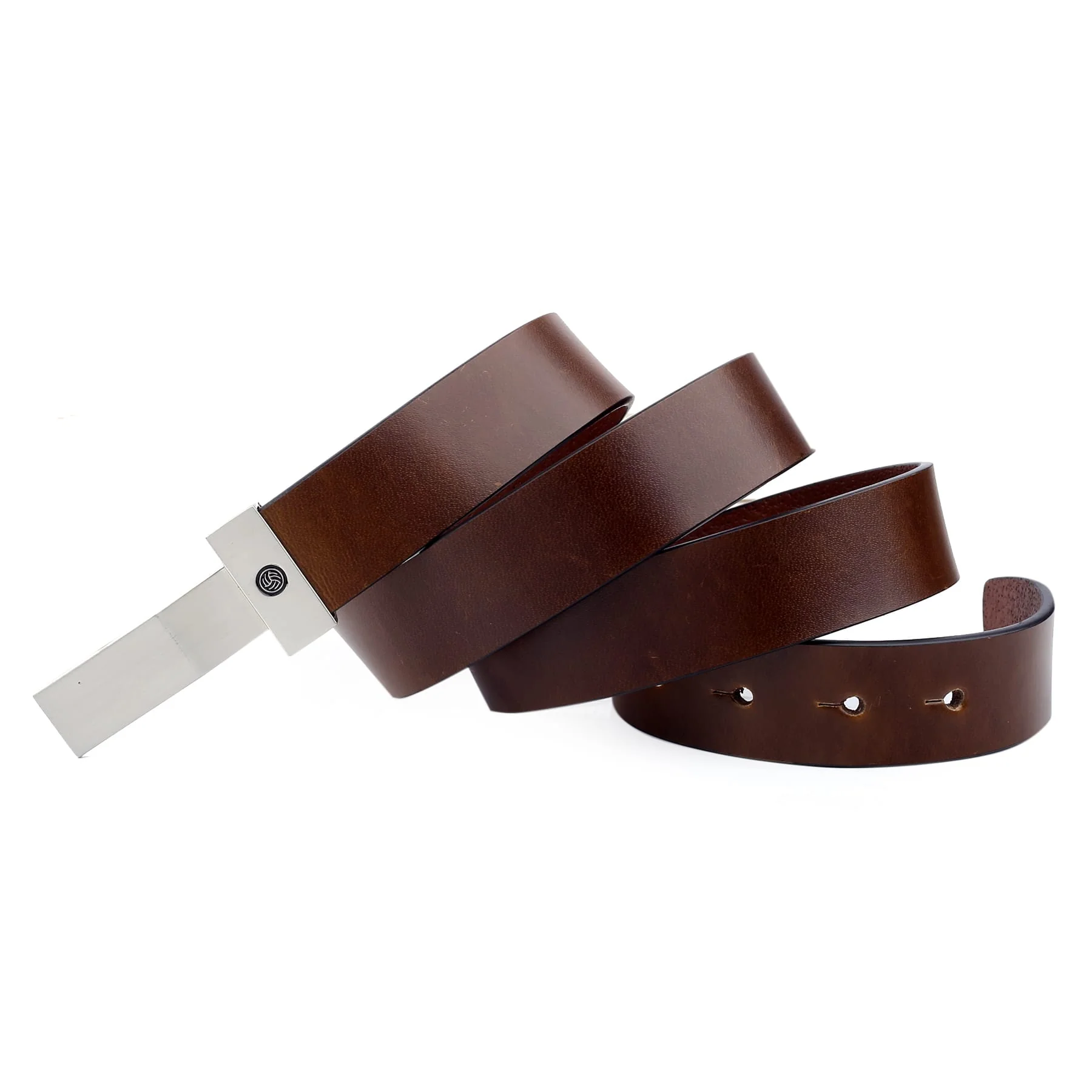 Bacca Bucci Genuine Leather Formal Dress Belts with a Stylish Finish & a Nickel-Free Buckle - Image 9