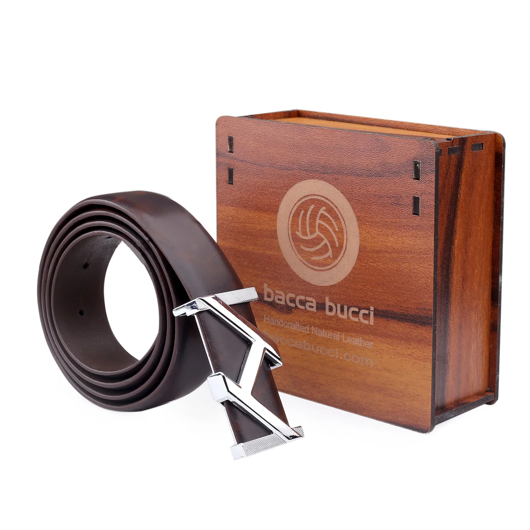 Bacca Bucci Premium Genuine Leather Formal Dress Belts - Image 6