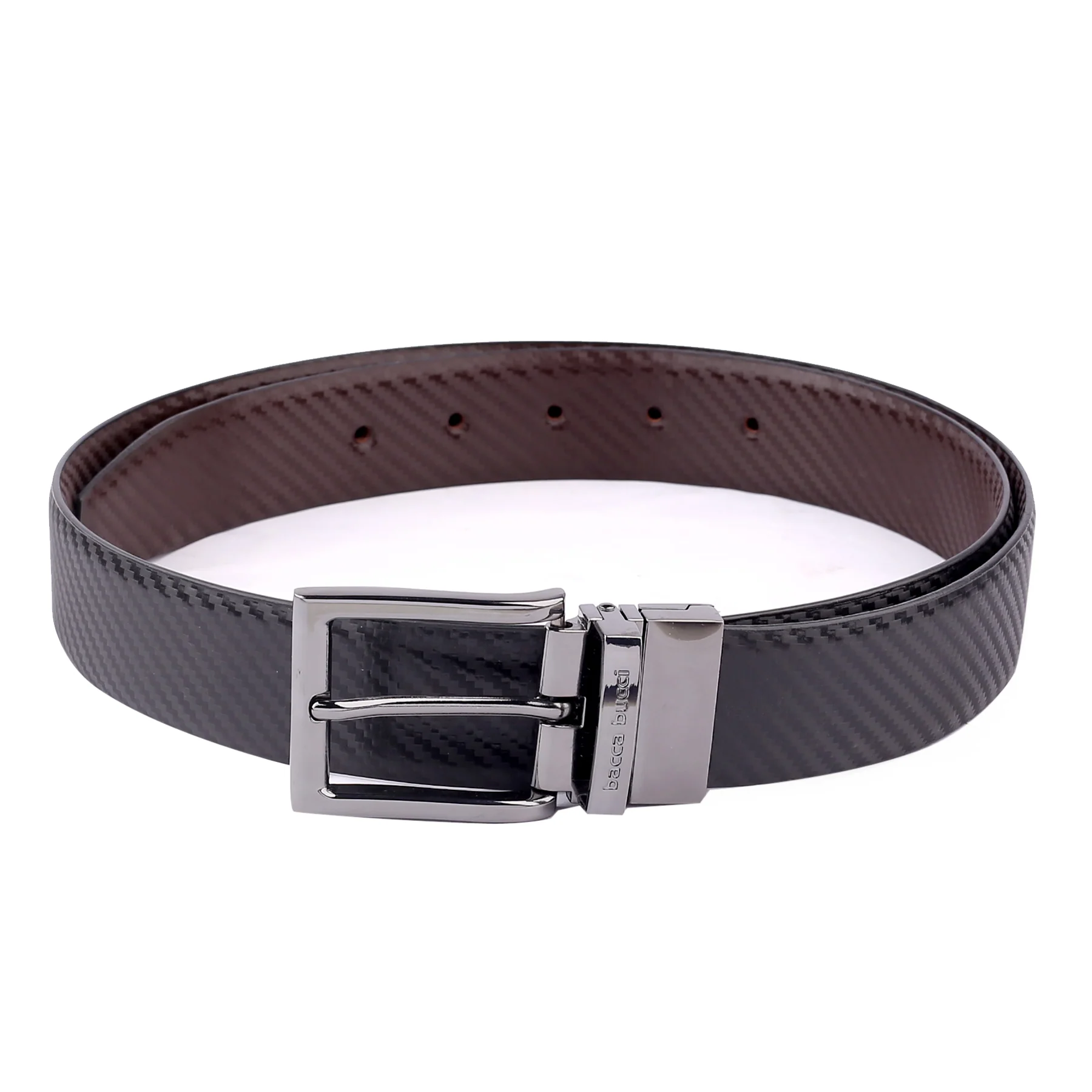 Bacca Bucci Auto reversible dress belt with Genuine Leather - Image 3