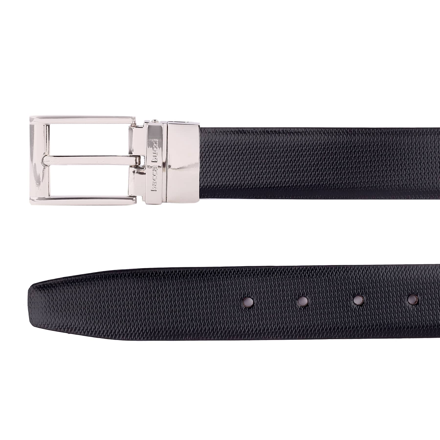 Bacca Bucci Auto reversible dress belt with Genuine Leather - Image 7