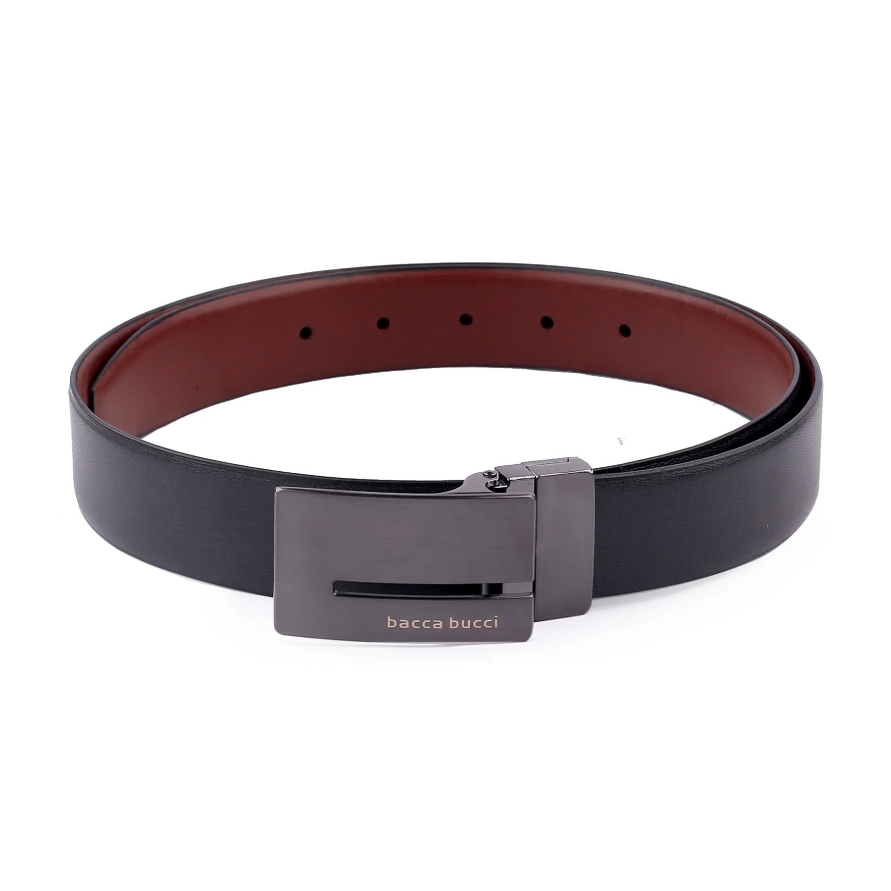 Bacca Bucci Auto reversible dress belt with Genuine Leather - Image 3