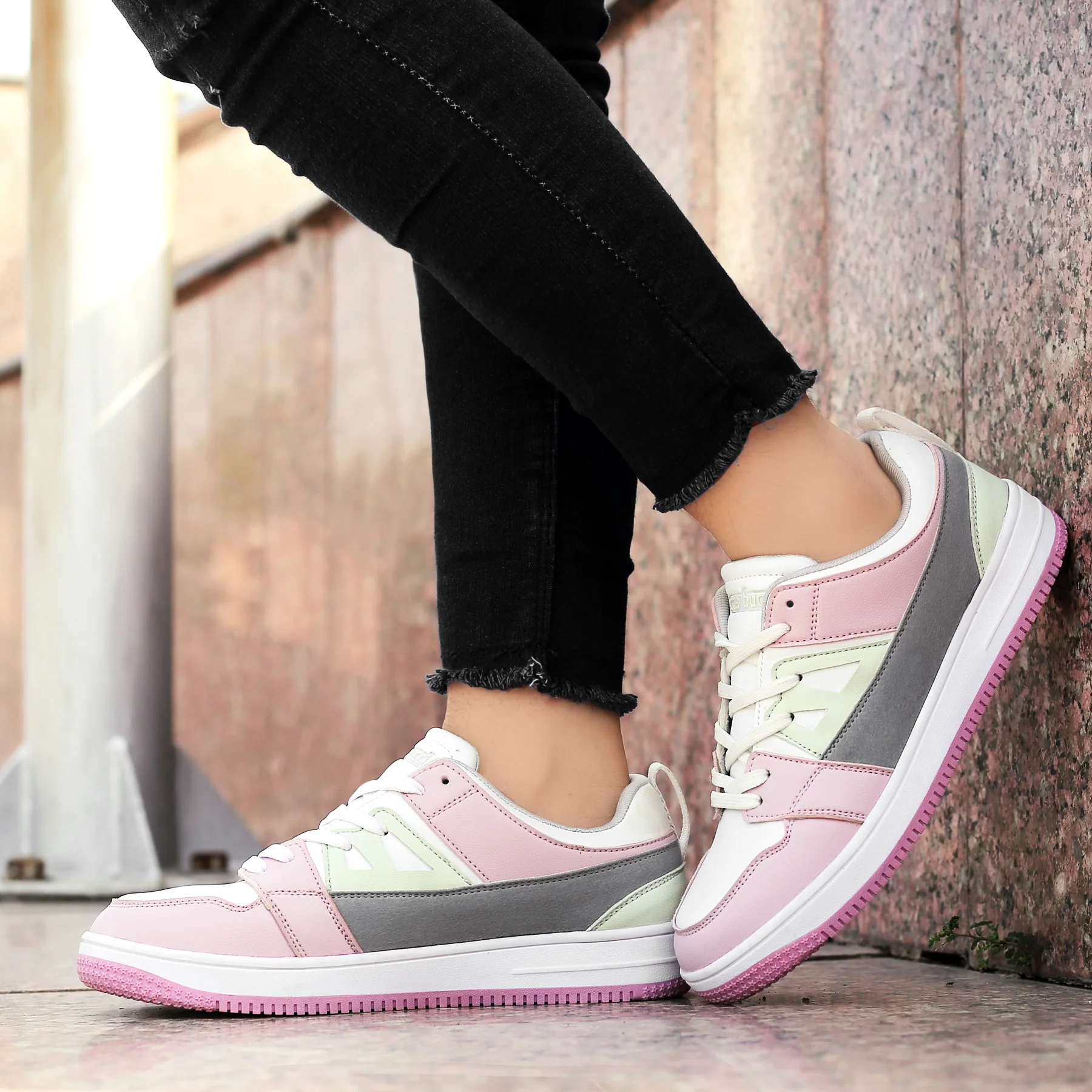 Bacca Bucci SERENITY Low Top Flat Sole Fashion Women's Sneakers - Image 16