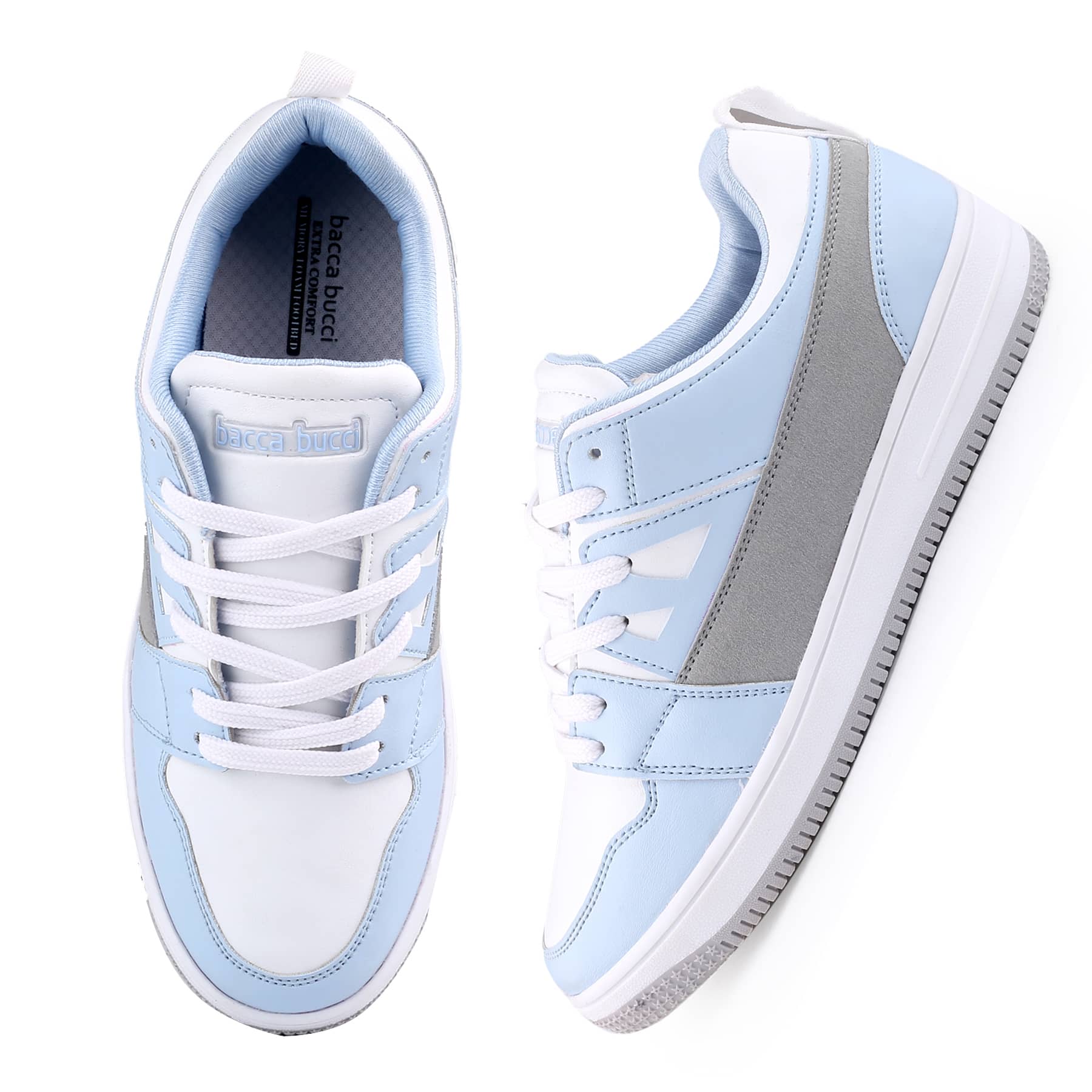 Bacca Bucci SERENITY Low Top Flat Sole Fashion Women's Sneakers - Image 25