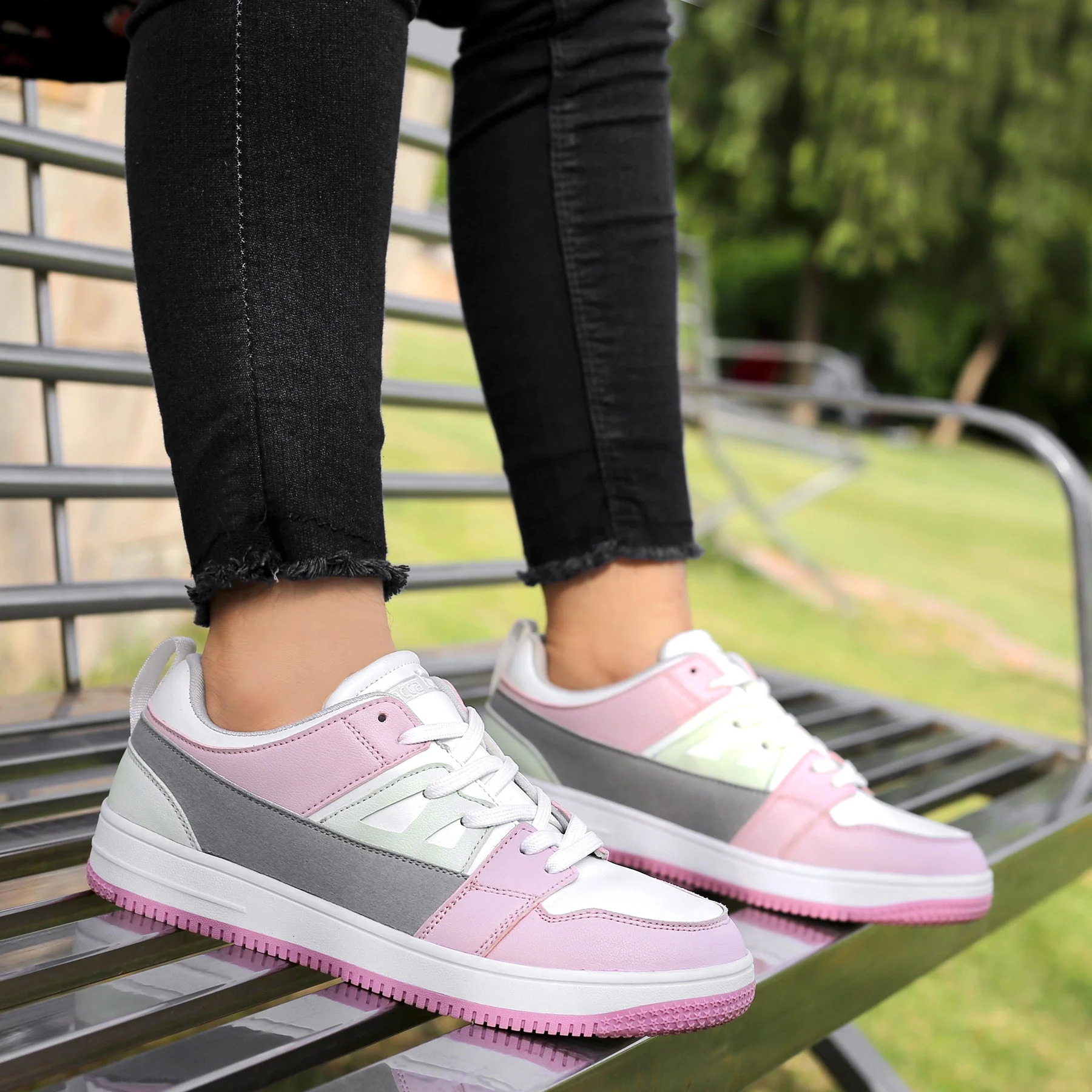 Bacca Bucci SERENITY Low Top Flat Sole Fashion Women's Sneakers - Image 22