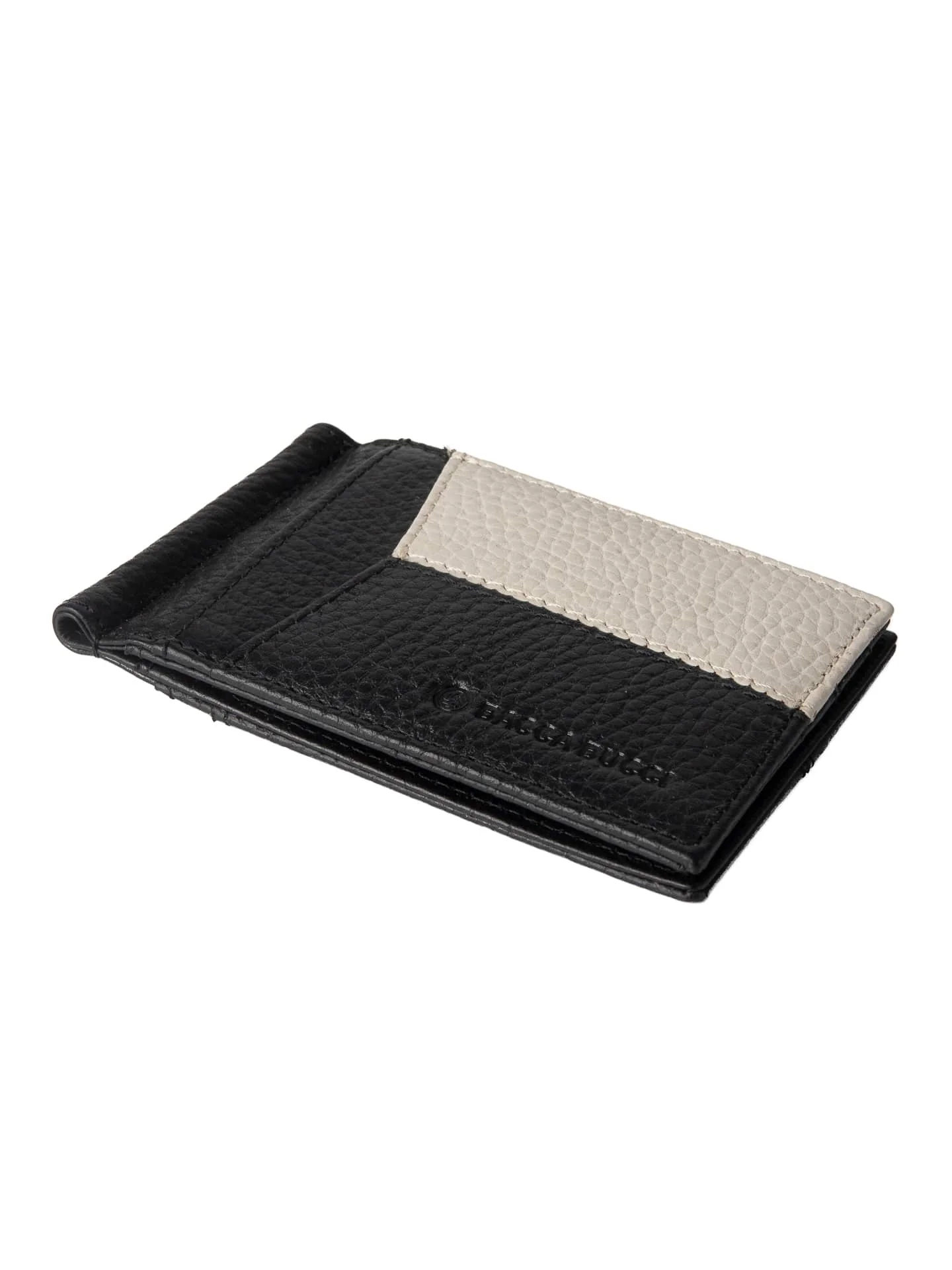 Bacca Bucci Slim Genuine Leather Wallet with Money Clipper - Image 6