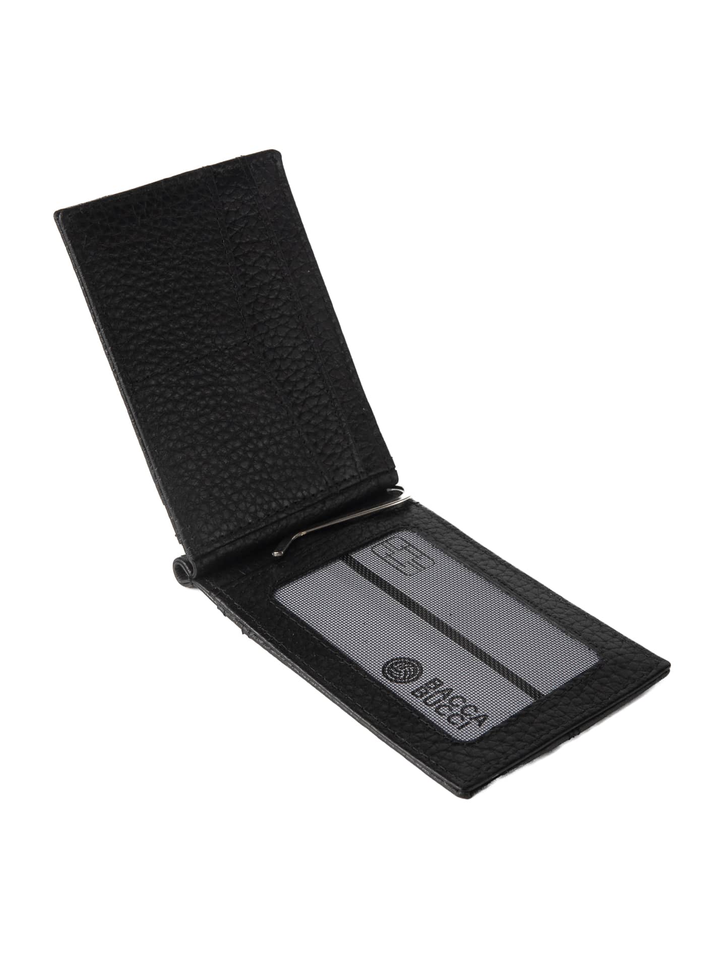 Bacca Bucci Slim Genuine Leather Wallet with Money Clipper - Image 8