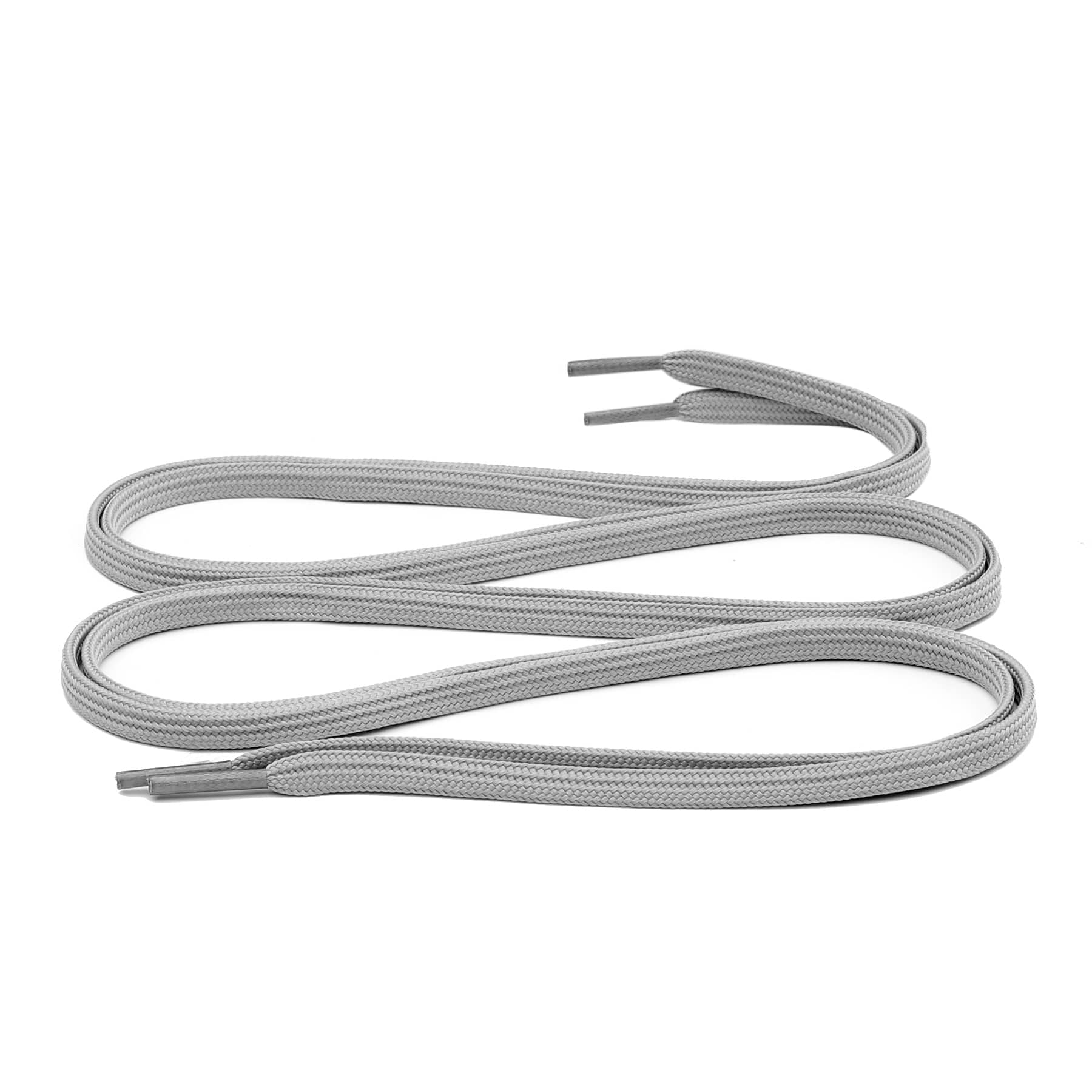Bacca Bucci Sneaker Shoe Laces | Flat | Black- Grey - Image 47