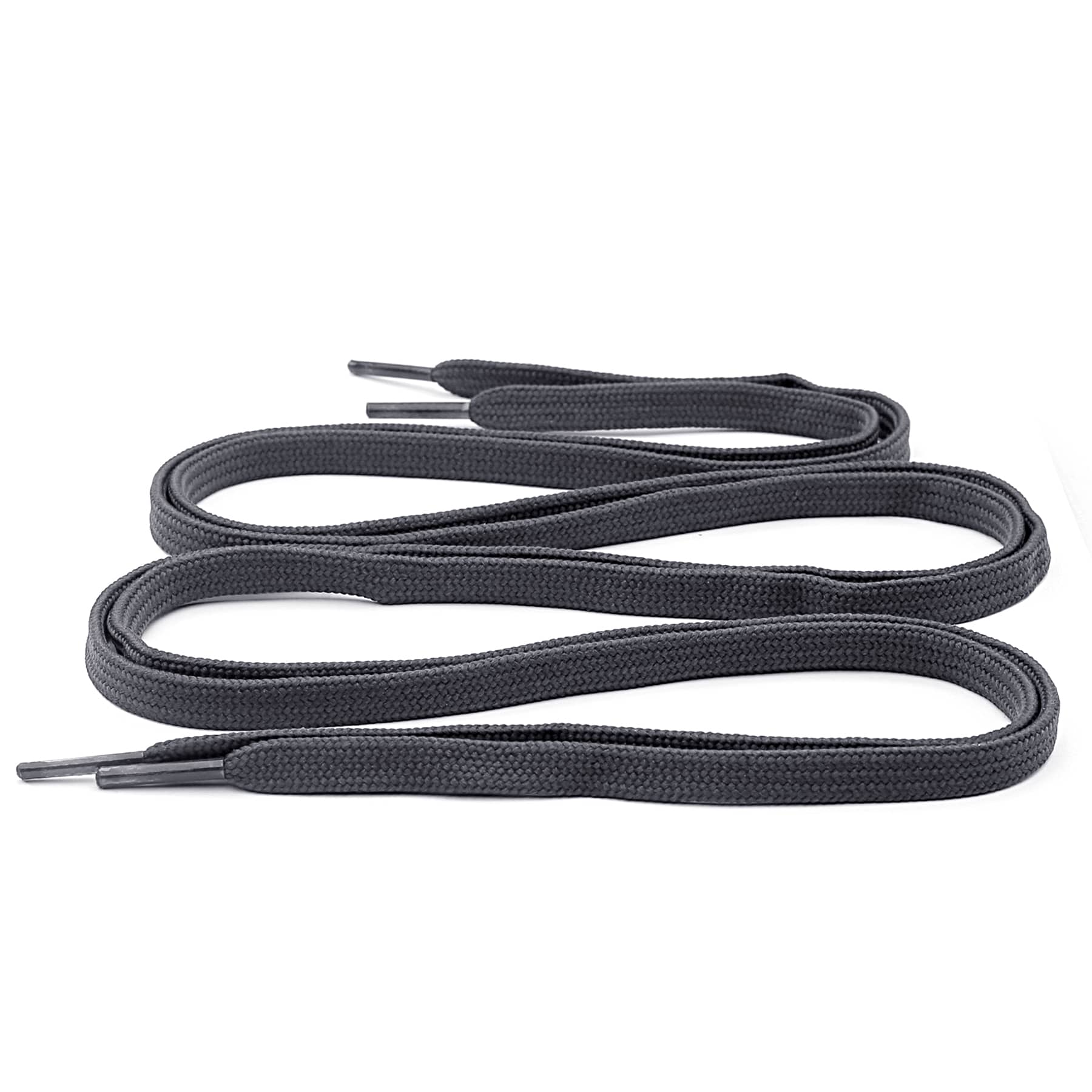Bacca Bucci Sneaker Shoe Laces | Flat | Black- Red - Image 7