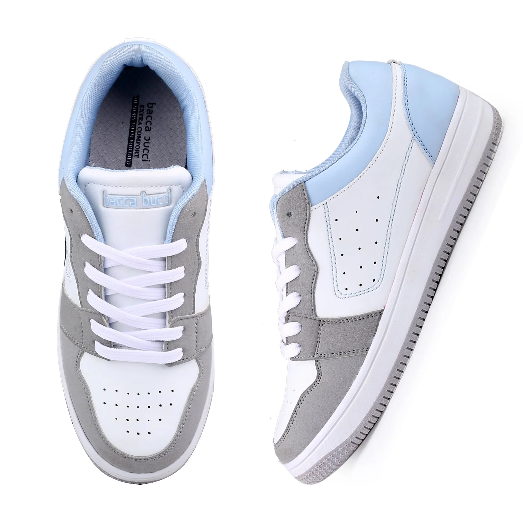 Bacca Bucci SOPHIA Low-top Flat Sole Sneakers For Women - Image 16