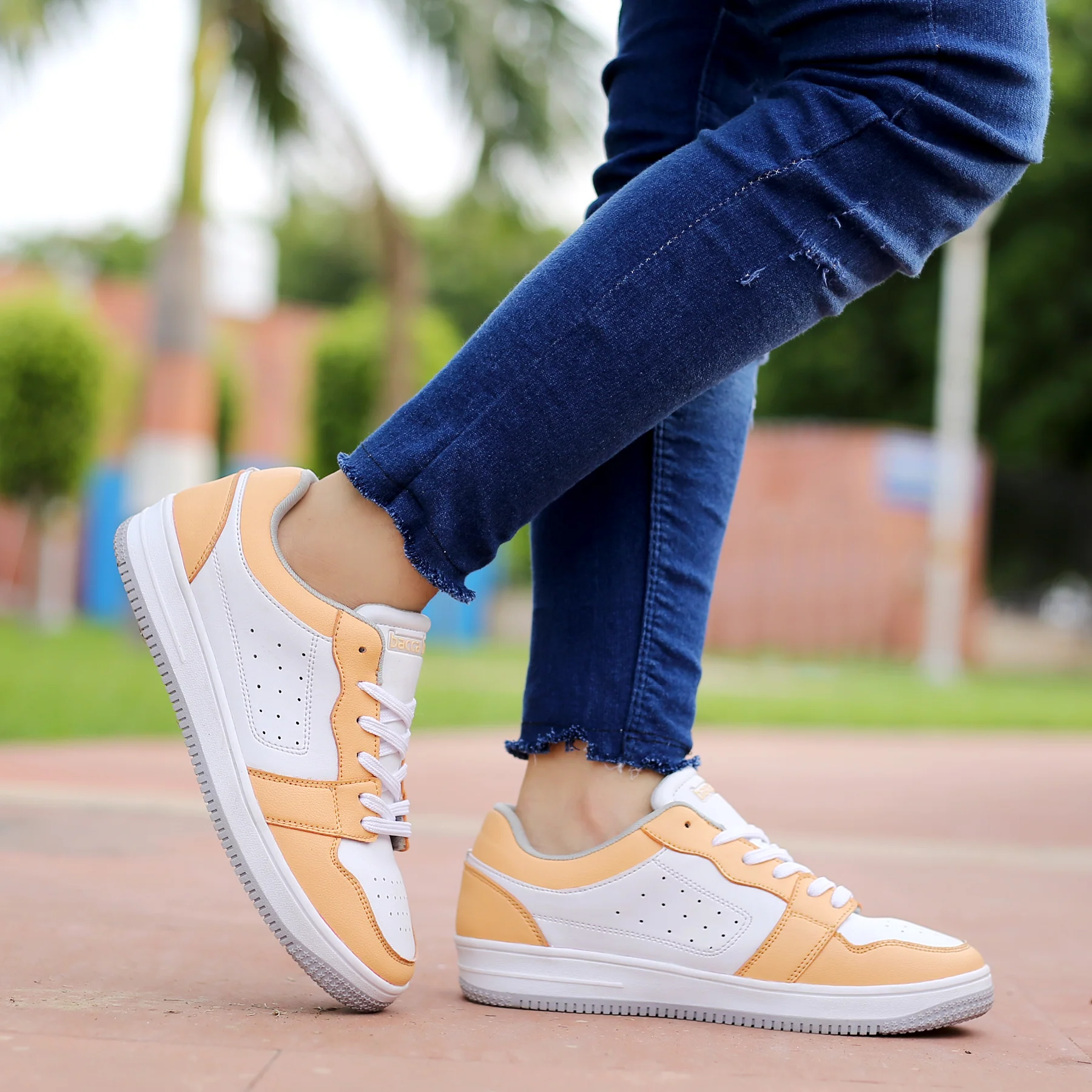 Bacca Bucci SOPHIA Low-top Flat Sole Sneakers For Women - Image 3