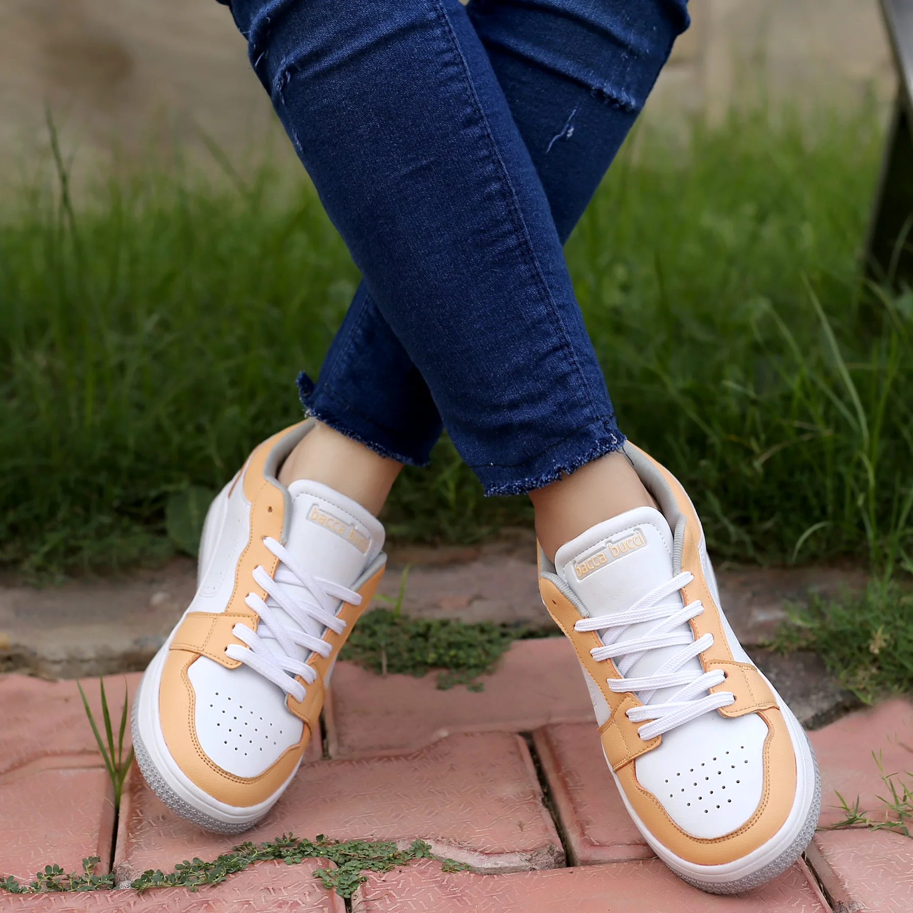 Bacca Bucci SOPHIA Low-top Flat Sole Sneakers For Women - Image 14