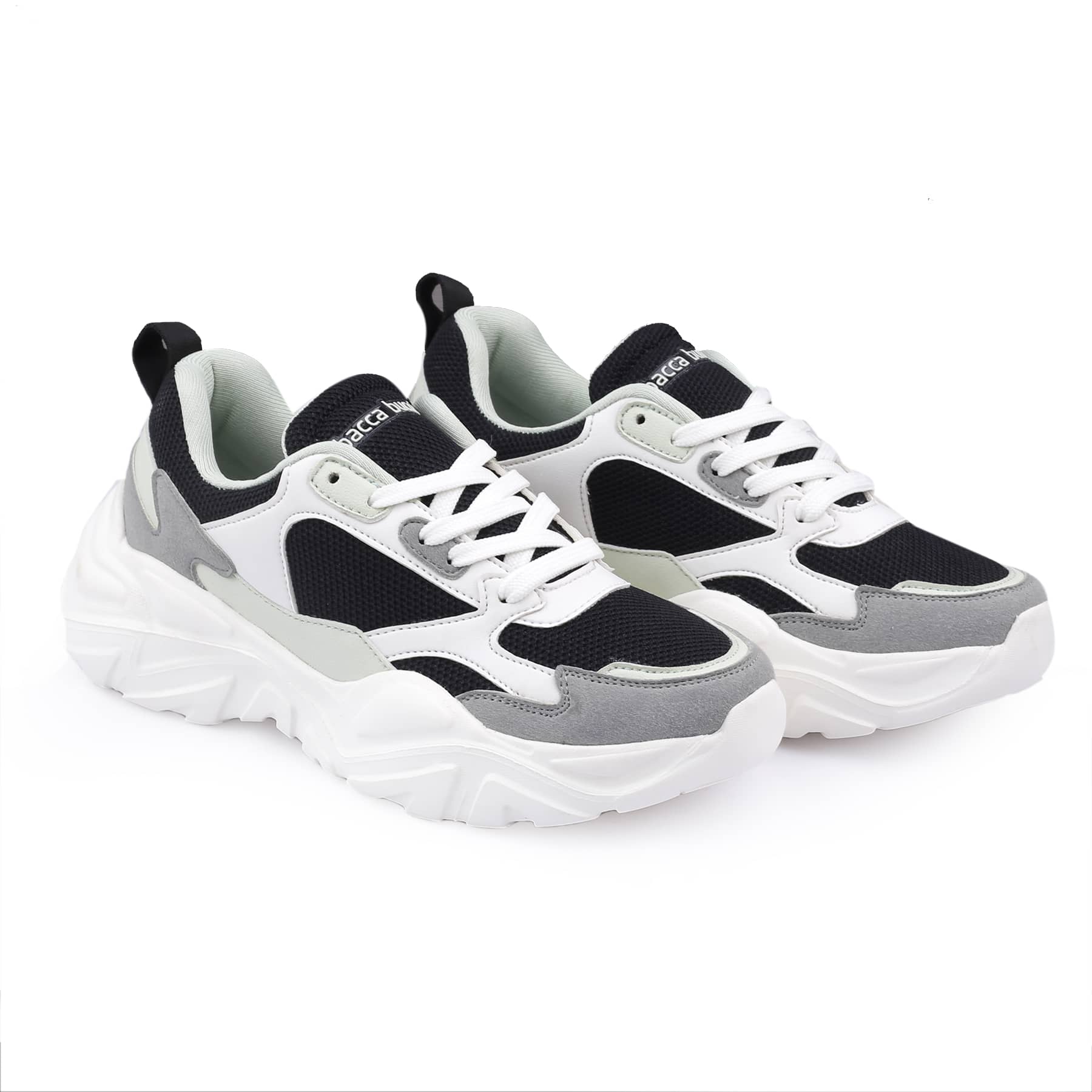 Bacca Bucci SPARK Low-top Platform ColorBlock Fashion Sneakers For Women | StreetWear Chunky Sneakers - Image 14