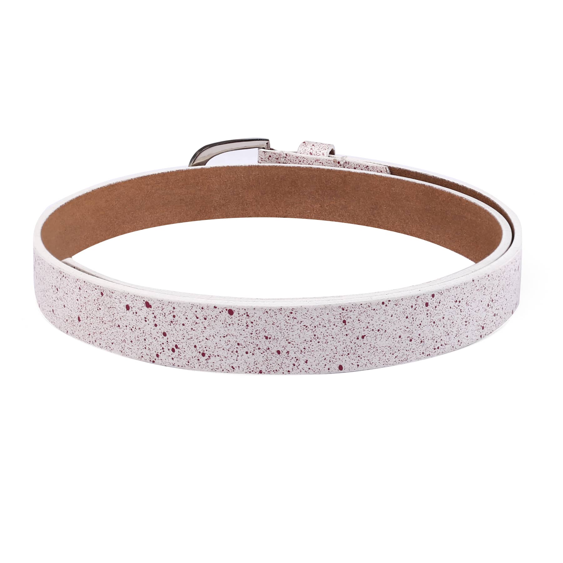 Bacca Bucci 'Stardust Splatter' Women's Belt - 22mm Handcrafted Vegan Leather with Artisanal Speckle Design - Image 5