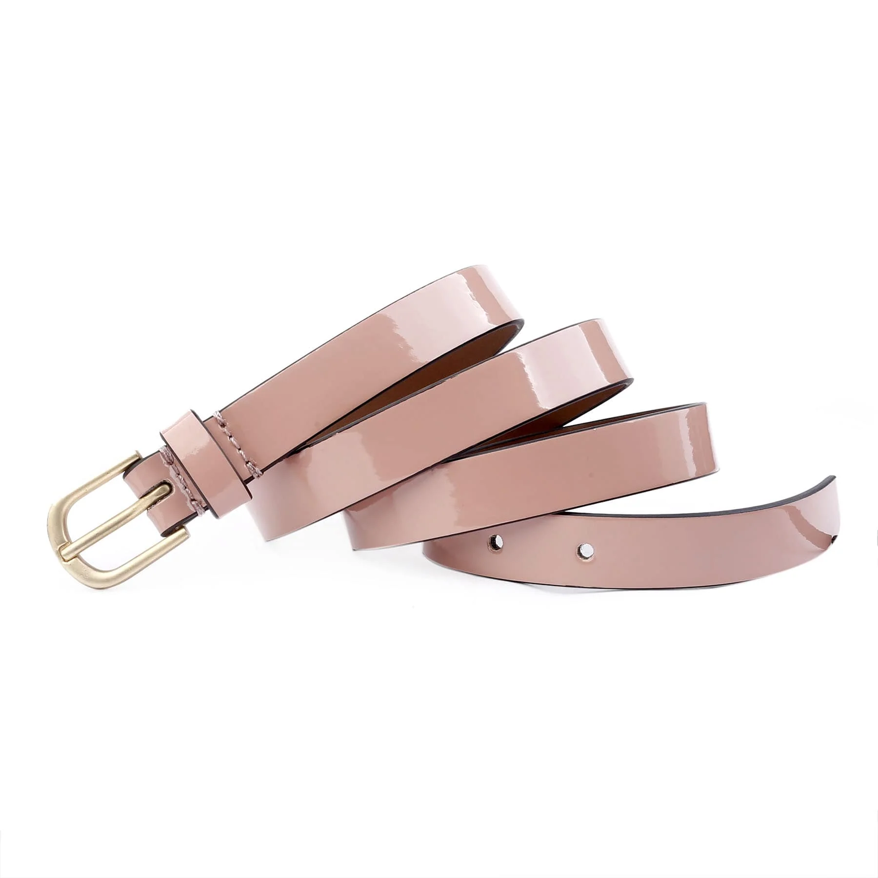 Bacca Bucci STRIATO Slim Belt— Glossy Finish Elegance for Versatile Styling- 18 MM - Image 3