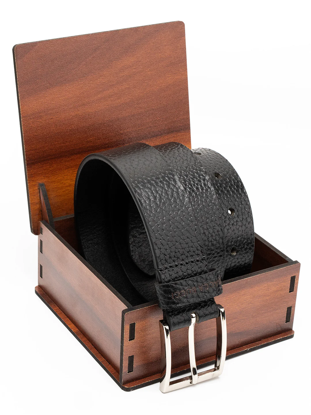 Bacca Bucci Textured Classic Pin Buckle Belt - Image 10