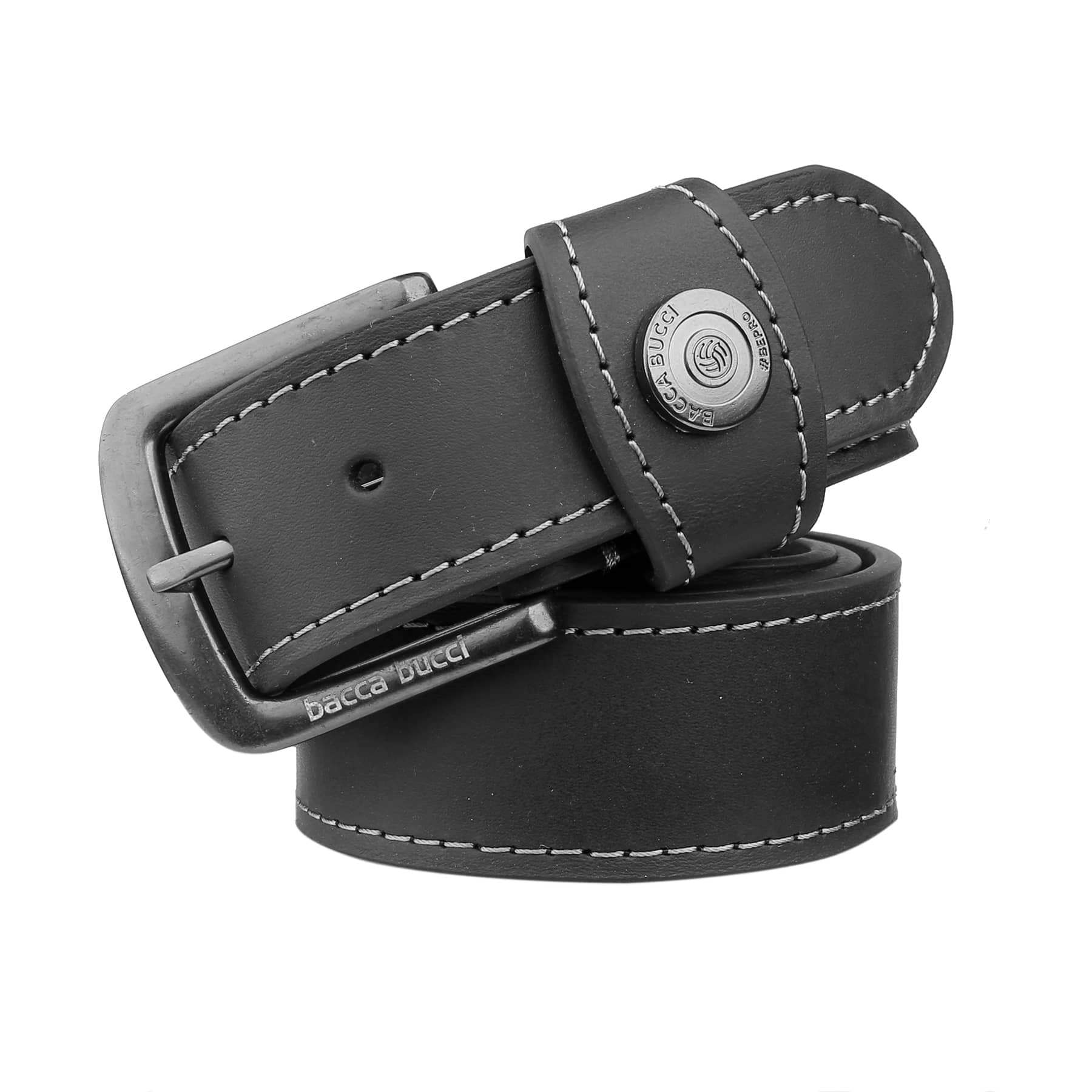 Bacca Bucci Thick and Rugged Genuine Leather Casual jeans Belt for Men - Image 2