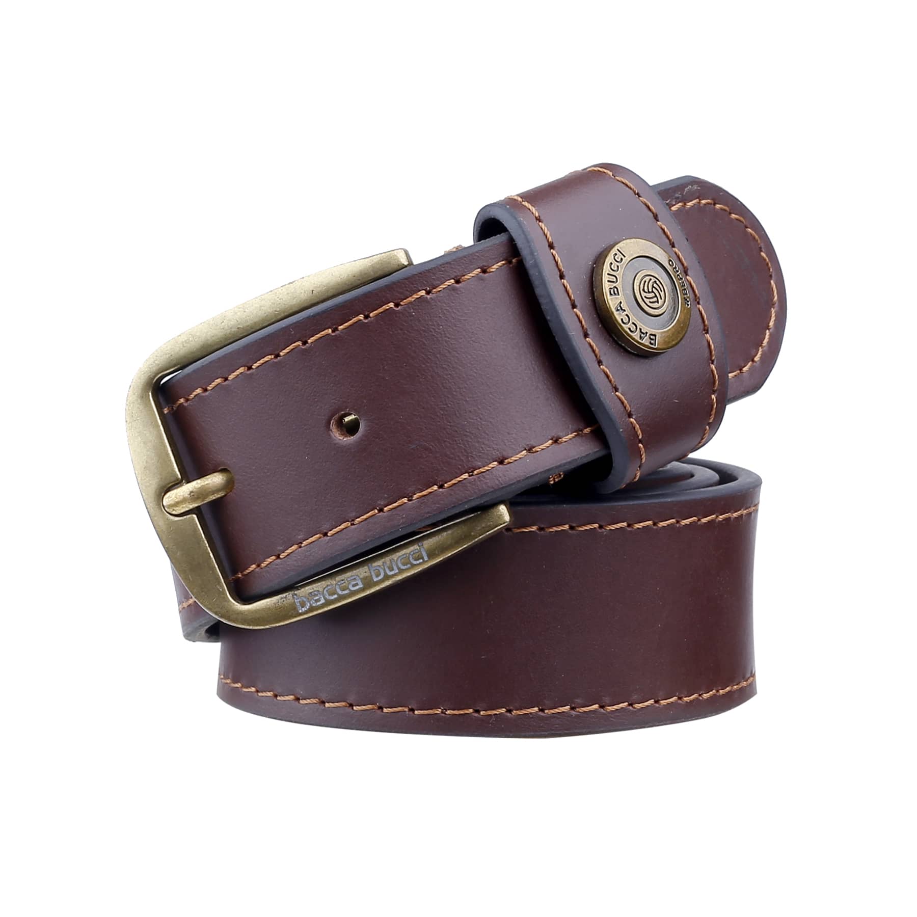 Bacca Bucci Thick and Rugged Genuine Leather Casual jeans Belt for Men - Image 8