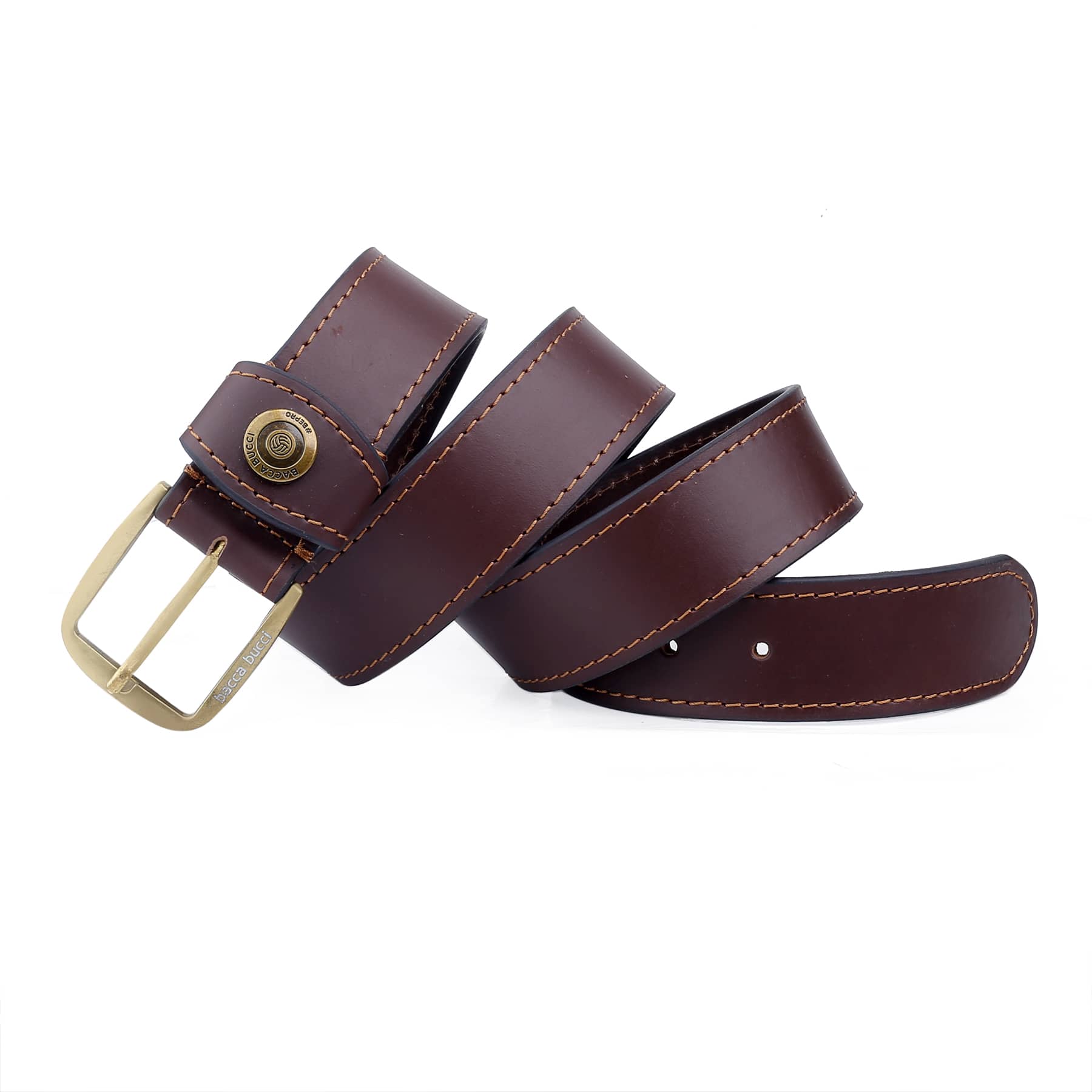 Bacca Bucci Thick and Rugged Genuine Leather Casual jeans Belt for Men - Image 9