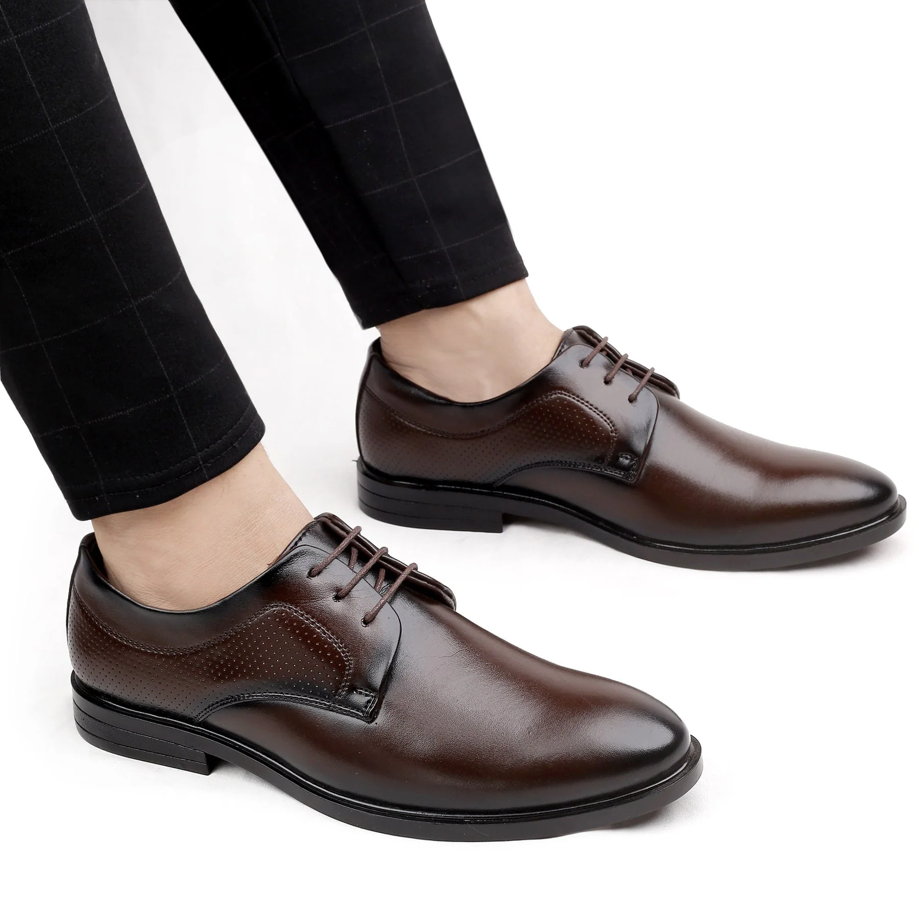 Bacca Bucci VANCOUVER Formal Shoes with Superior Comfort |  All Day Wear Office Or Party Lace-up Shoes - Image 4