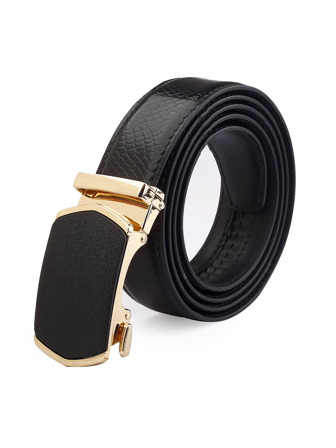 Bacca Bucci Virtuoso - 35mm Genuine Leather Men's Belt with Auto-Lock Imported Buckle - Image 2