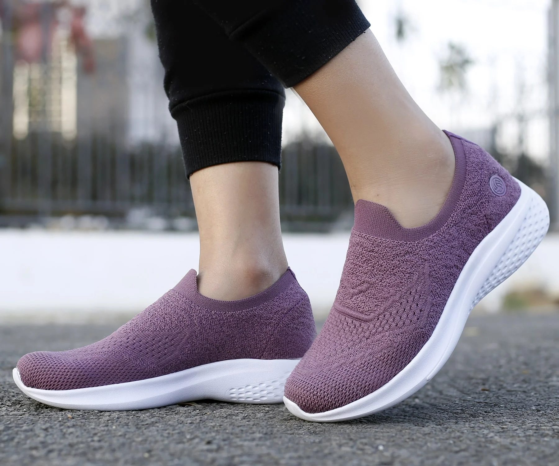 Bacca Bucci Women's WALKER Slip-On Walking Breathable Mesh Sports Shoes Sneakers - Image 16