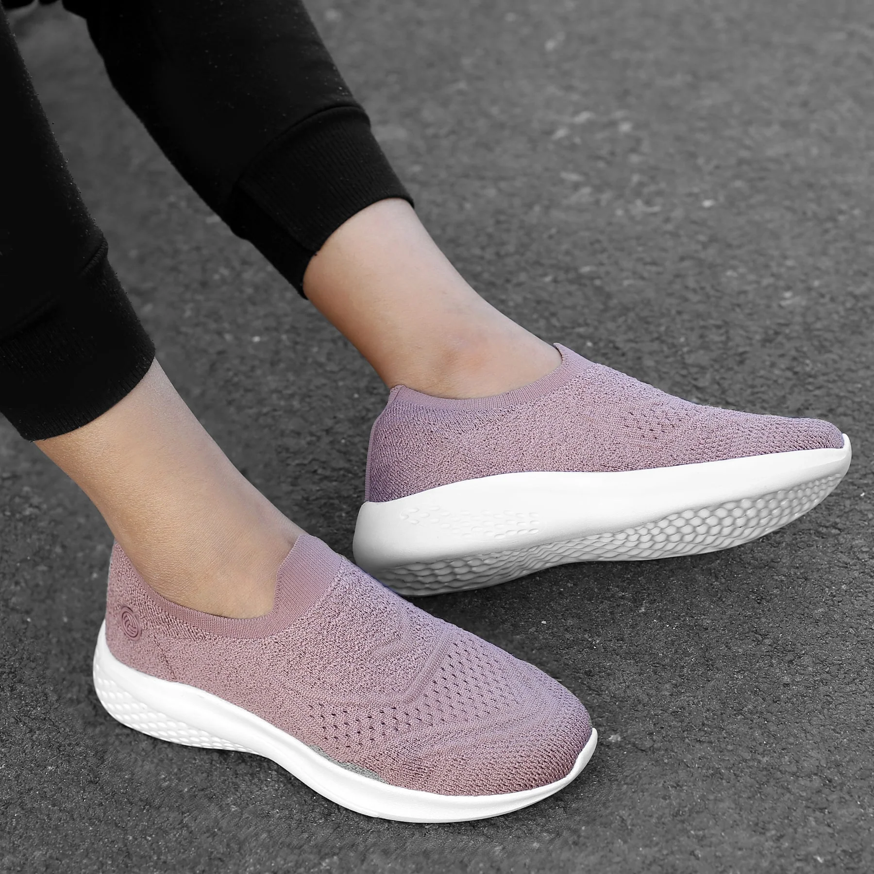 Bacca Bucci Women's WALKER Slip-On Walking Breathable Mesh Sports Shoes Sneakers - Image 24
