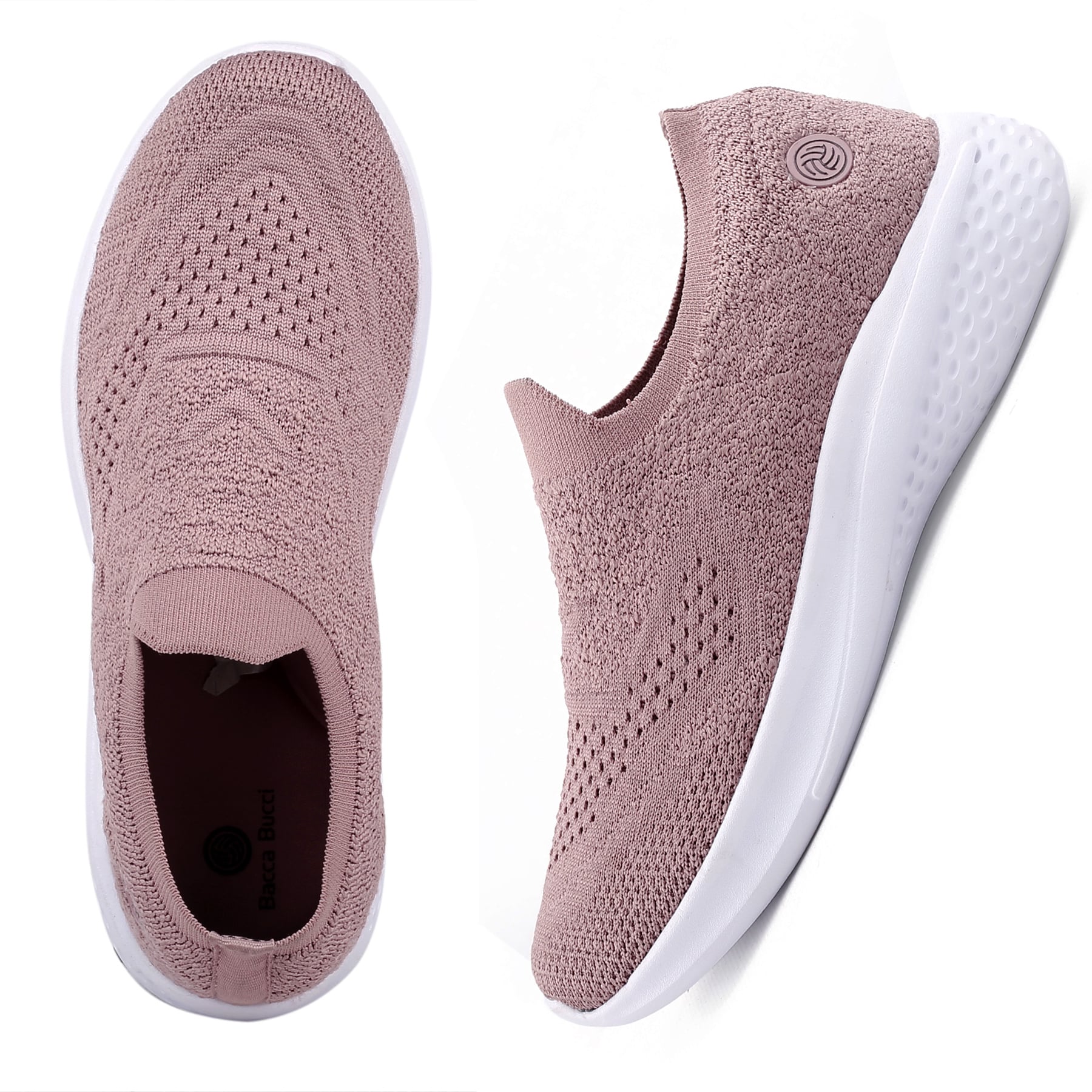 Bacca Bucci Women's WALKER Slip-On Walking Breathable Mesh Sports Shoes Sneakers - Image 26