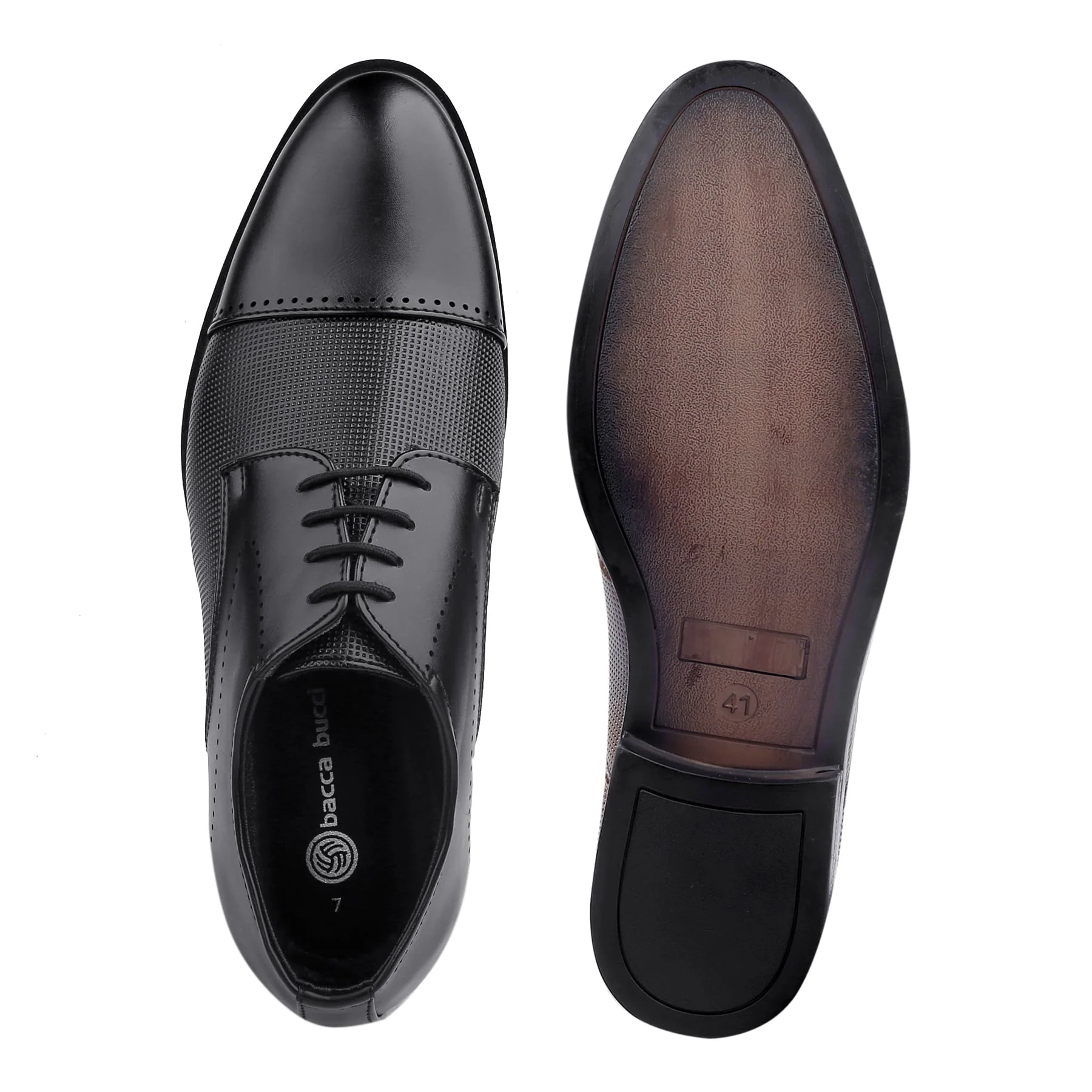 Bacca Bucci WINDSOR Formal Shoes with Superior Comfort | All Day Wear Office Or Party Lace-up Shoes - Image 14