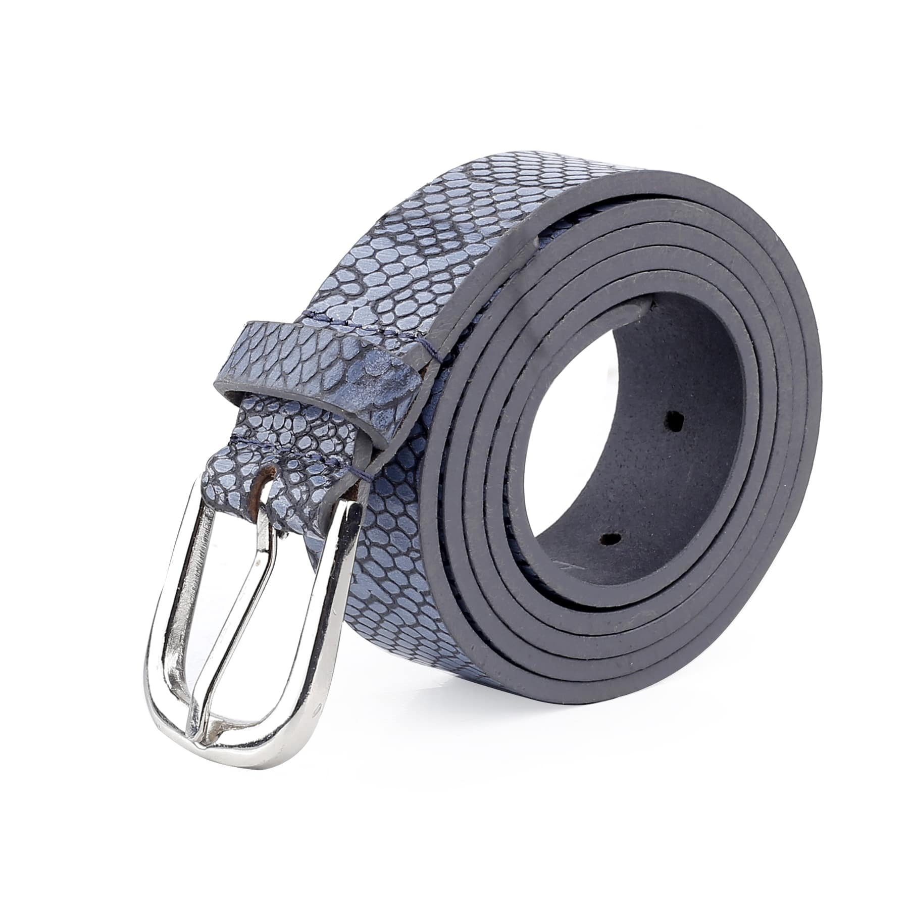 Bacca Bucci Women Genuine Leather Belts with Imported Nickle Free Buckle | Width : 28 MM | Two tone Finish Belt - Image 3