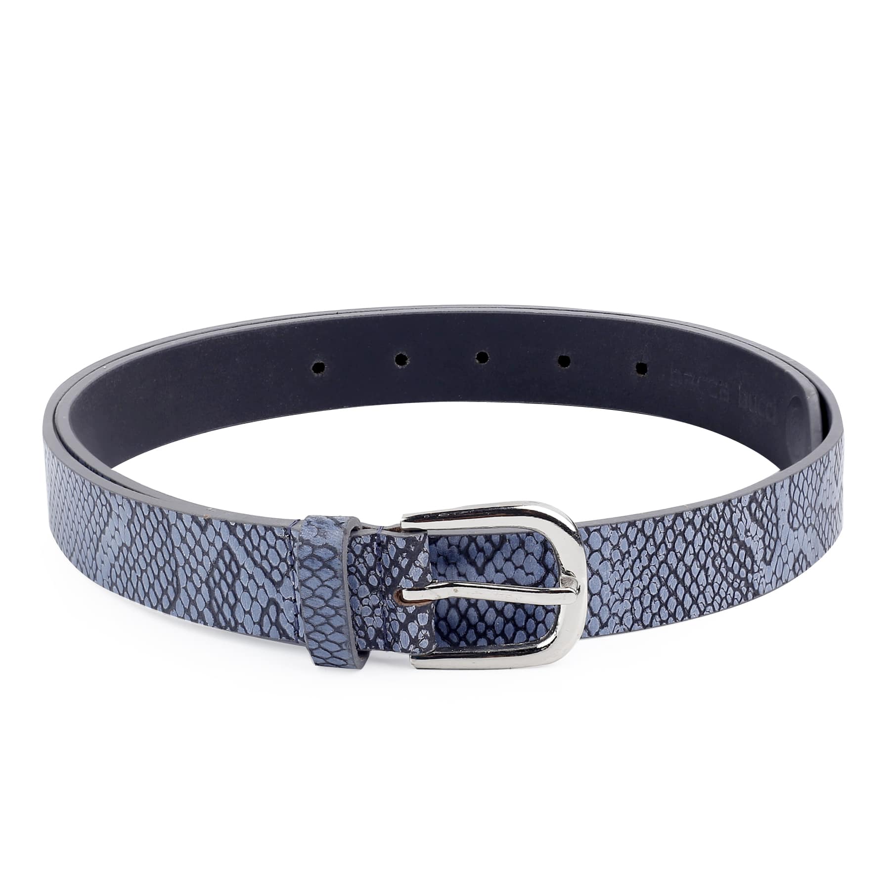 Bacca Bucci Women Genuine Leather Belts with Imported Nickle Free Buckle | Width : 28 MM | Two tone Finish Belt - Image 4