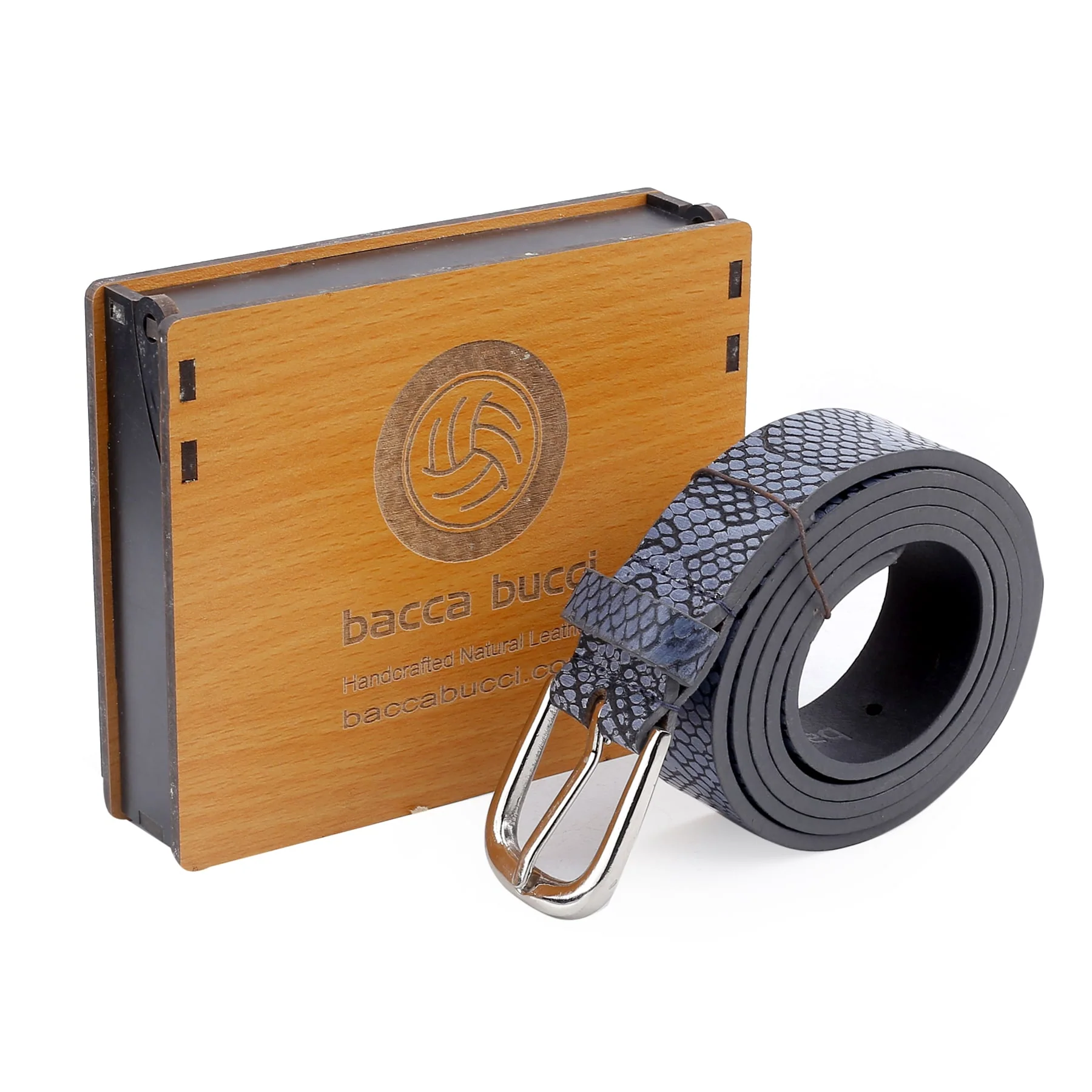 Bacca Bucci Women Genuine Leather Belts with Imported Nickle Free Buckle | Width : 28 MM | Two tone Finish Belt - Image 7