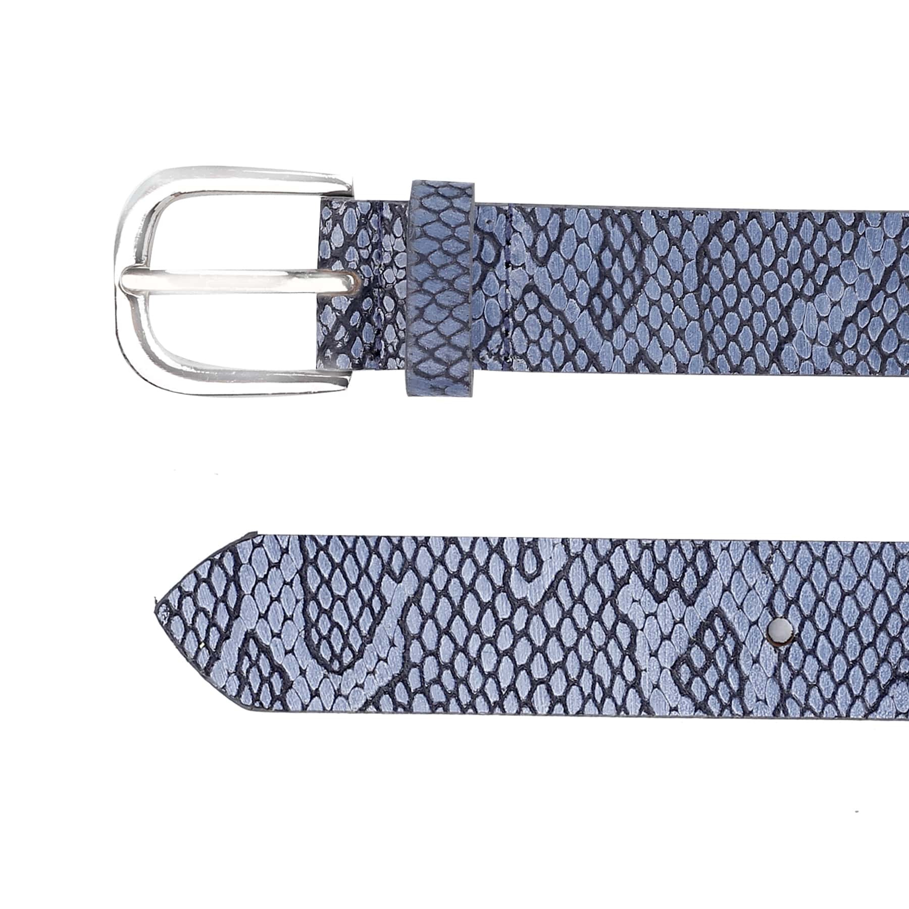 Bacca Bucci Women Genuine Leather Belts with Imported Nickle Free Buckle | Width : 28 MM | Two tone Finish Belt - Image 19