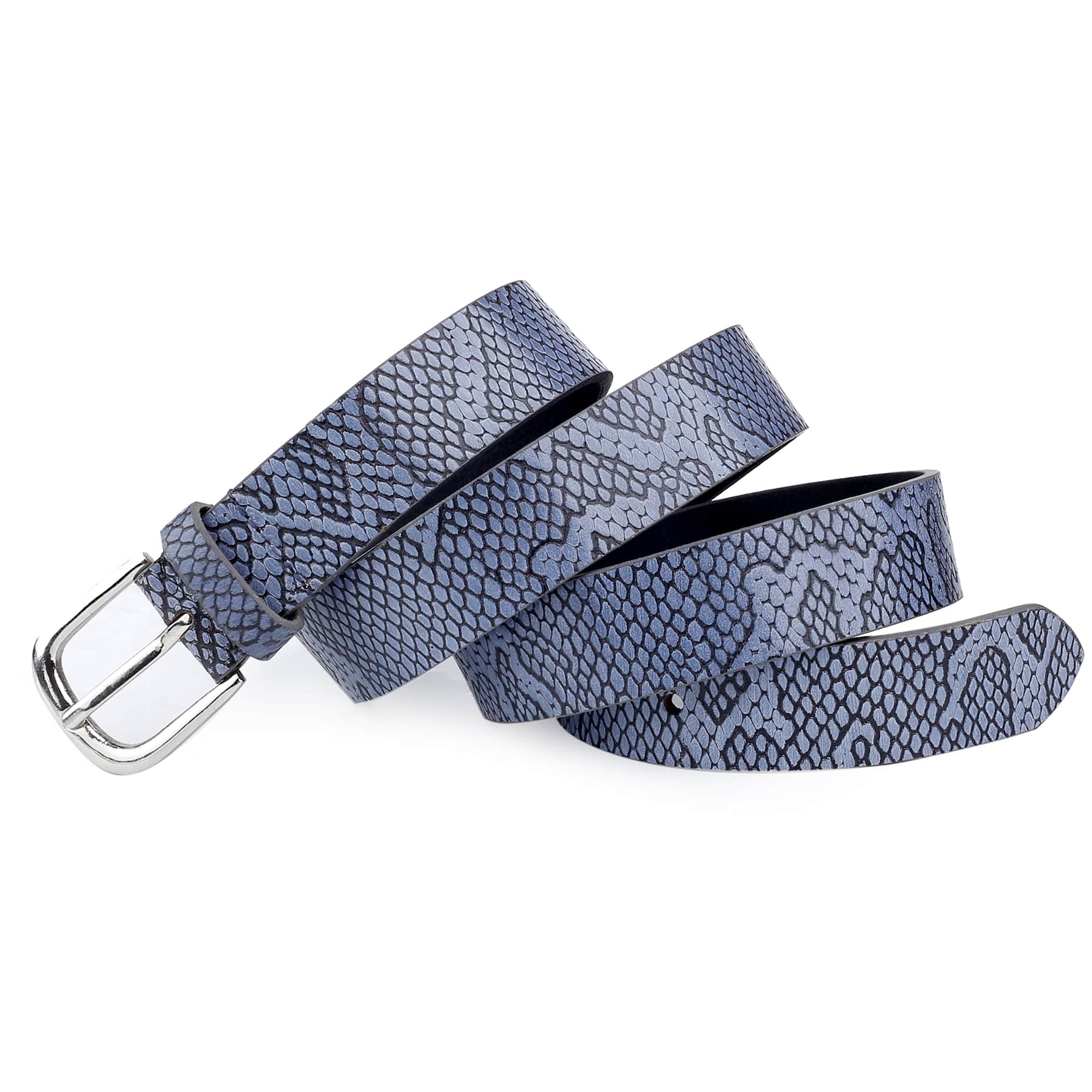 Bacca Bucci Women Genuine Leather Belts with Imported Nickle Free Buckle | Width : 28 MM | Two tone Finish Belt - Image 23