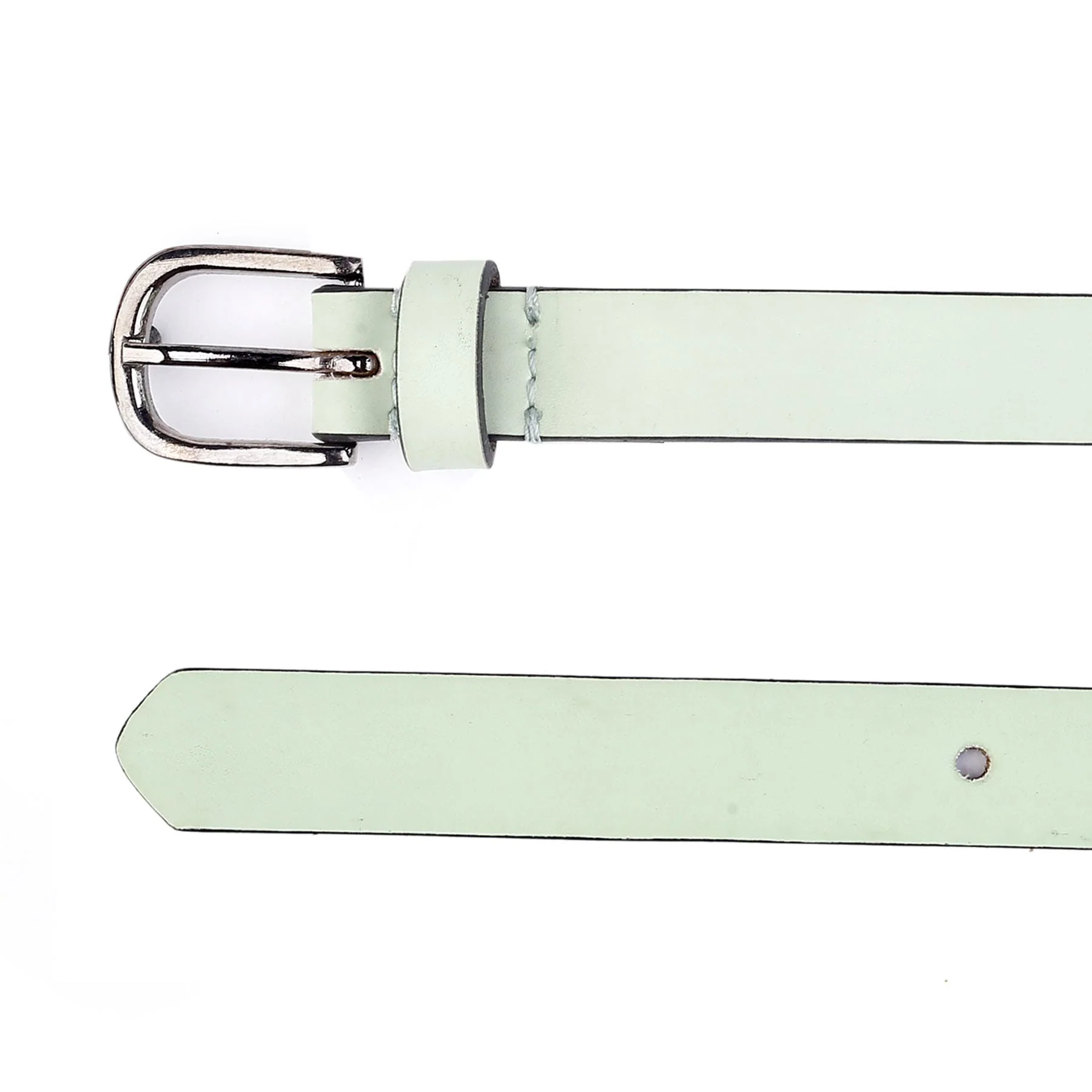 Bacca Bucci Women Leather Belts with Imported Nickle Free Buckle | Width : 20 MM | Solid Color Luster Finish Belt - Image 10