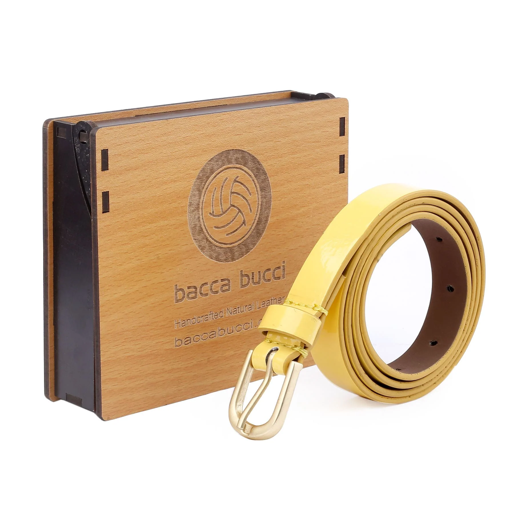 Bacca Bucci Women Leather Belts with Imported Nickle Free Buckle | Width : 20 MM | Solid Color Luster Finish Belt - Image 24