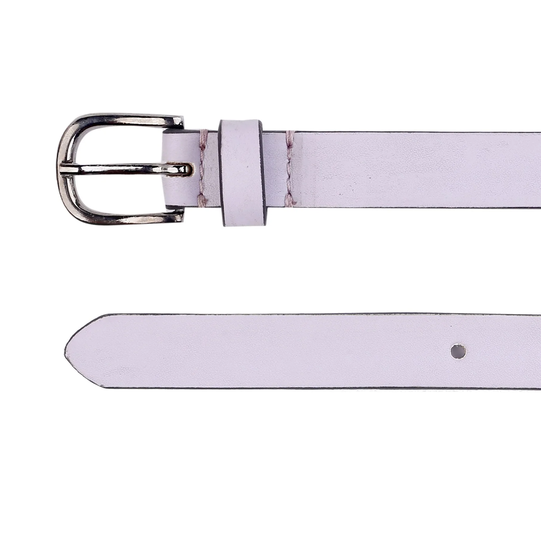 Bacca Bucci Women Leather Belts with Imported Nickle Free Buckle | Width : 20 MM | Solid Color Luster Finish Belt - Image 4