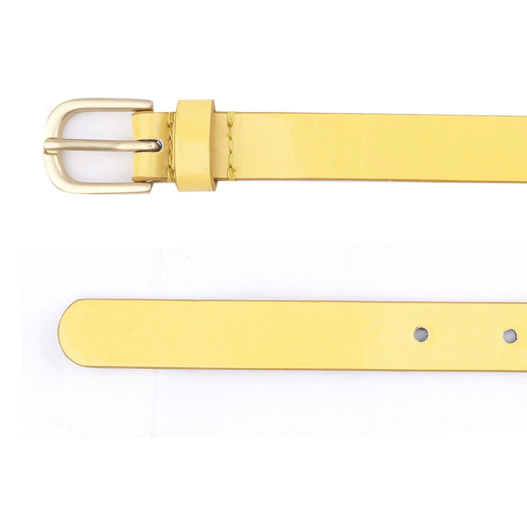 Bacca Bucci Women Leather Belts with Imported Nickle Free Buckle | Width : 20 MM | Solid Color Luster Finish Belt - Image 22