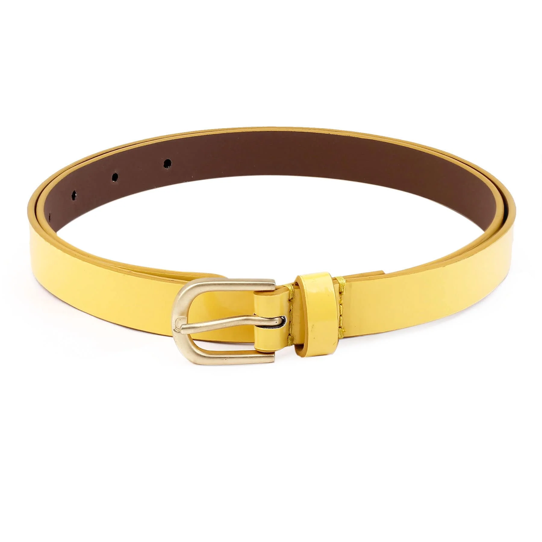 Bacca Bucci Women Leather Belts with Imported Nickle Free Buckle | Width : 20 MM | Solid Color Luster Finish Belt - Image 23