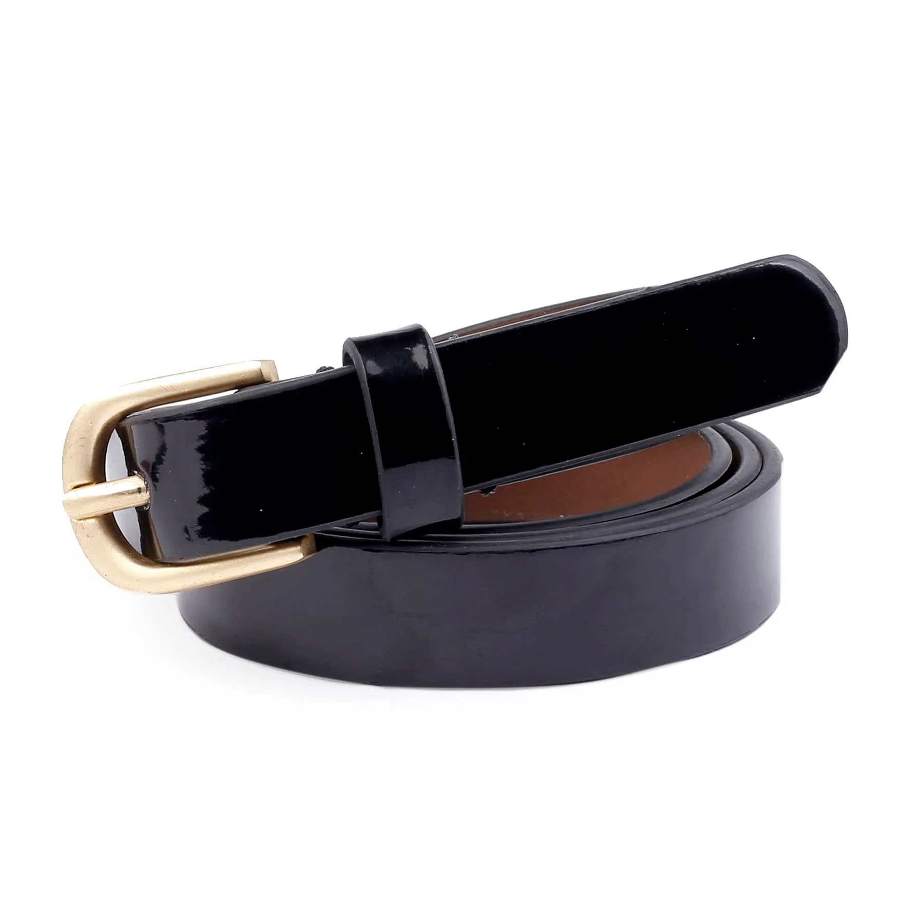 Bacca Bucci Women Leather Belts with Imported Nickle Free Buckle | Width : 20 MM | Solid Color Luster Finish Belt - Image 7