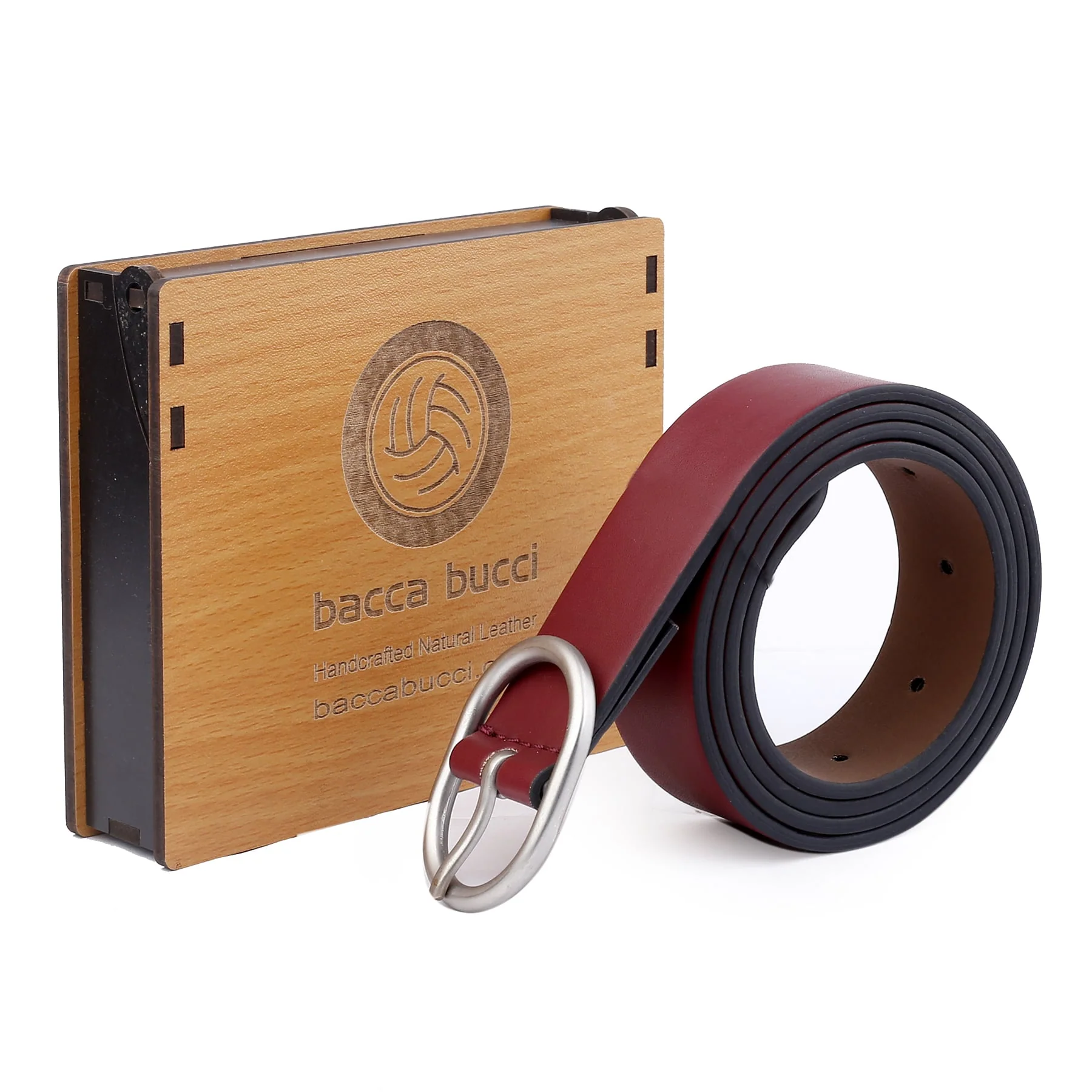 Bacca Bucci Women Leather Belts with Imported Nickle Free Buckle | Width : 30 MM | Solid Color Matt Luster Finish Belts - Image 7