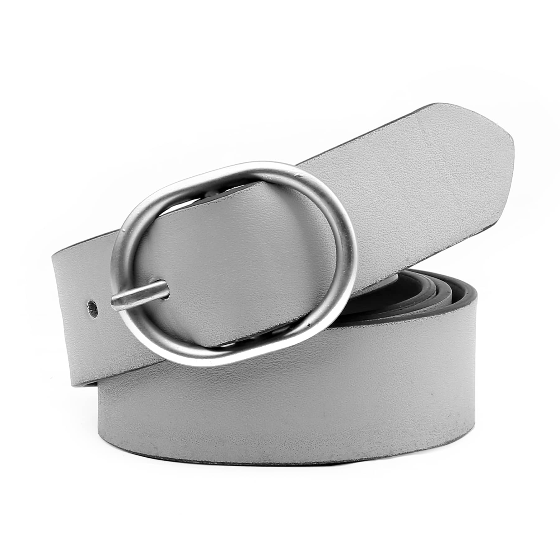 Bacca Bucci Women Leather Belts with Imported Nickle Free Buckle | Width : 30 MM | Solid Color Matt Luster Finish Belts - Image 8