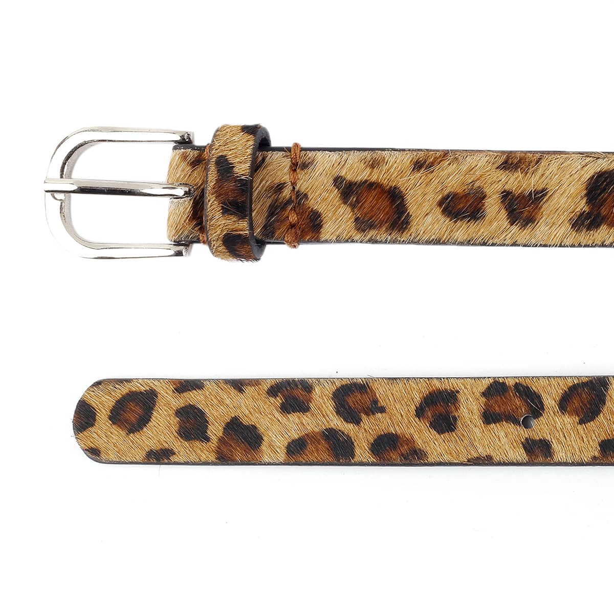 Bacca Bucci Women Leopard Print Belt for Jeans (Genuine Leather) - Image 4