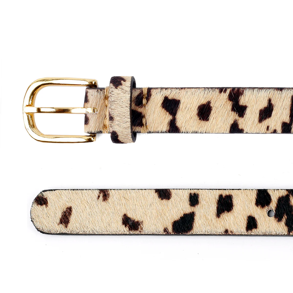 Bacca Bucci Women's Leopard Print Belt for Jeans Genuine Leather Belt - Image 5