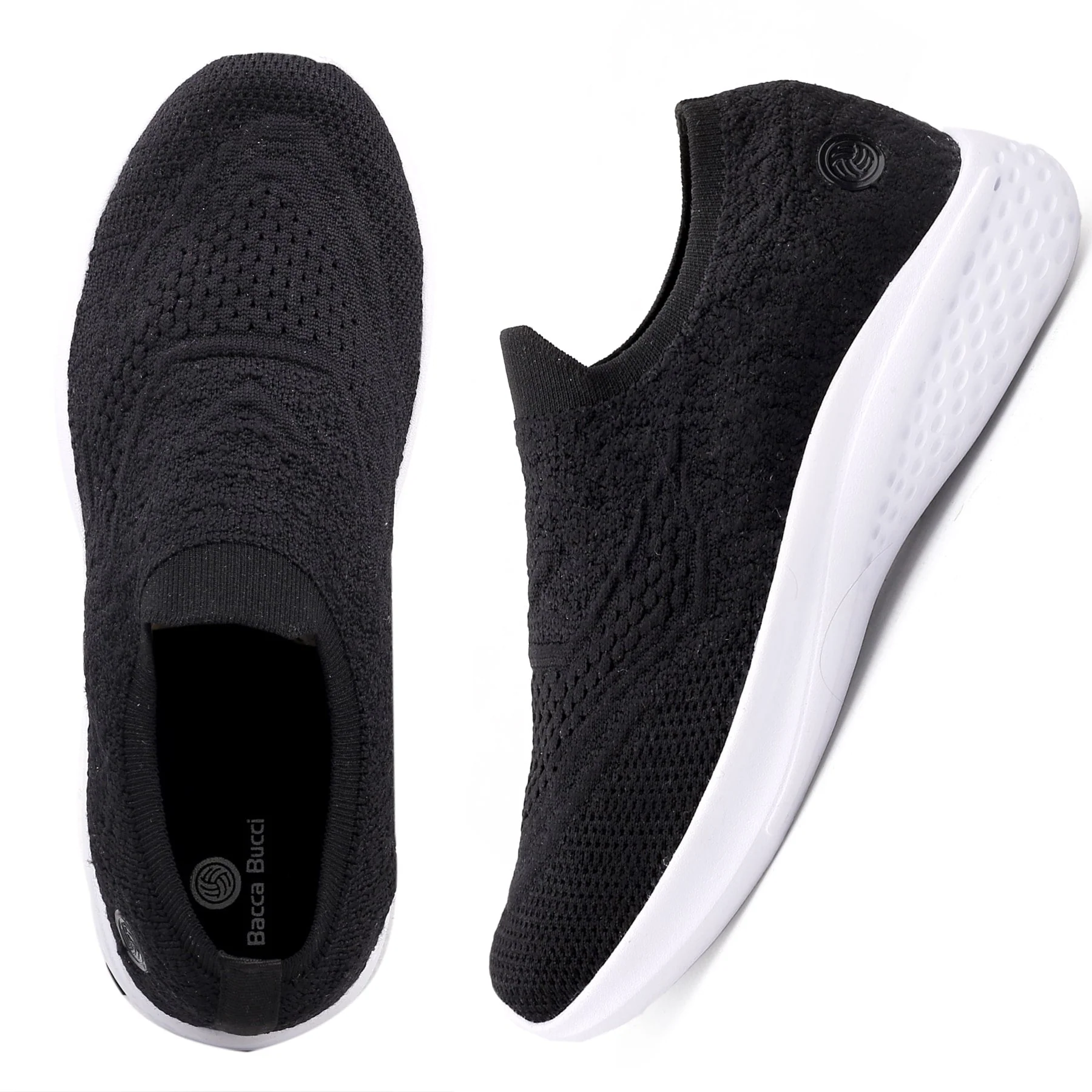 Bacca Bucci Women's WALKER Slip-On Walking Breathable Mesh Sports Shoes Sneakers - Image 12