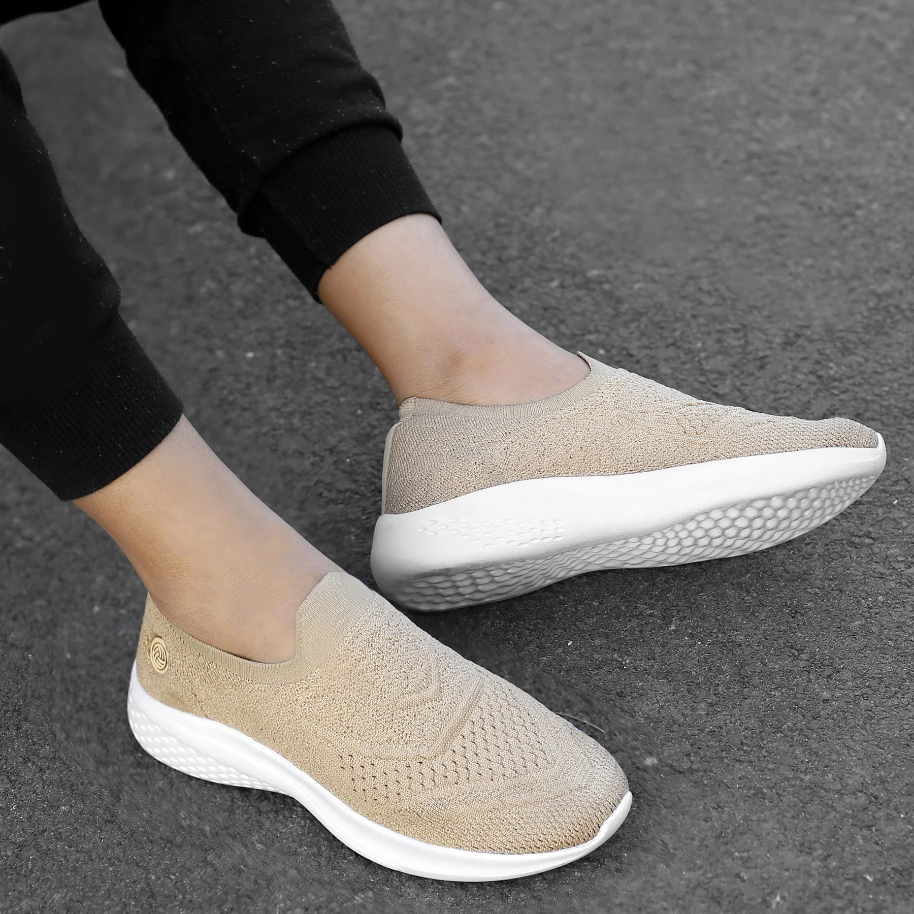 Bacca Bucci Women's WALKER Slip-On Walking Breathable Mesh Sports Shoes Sneakers - Image 19