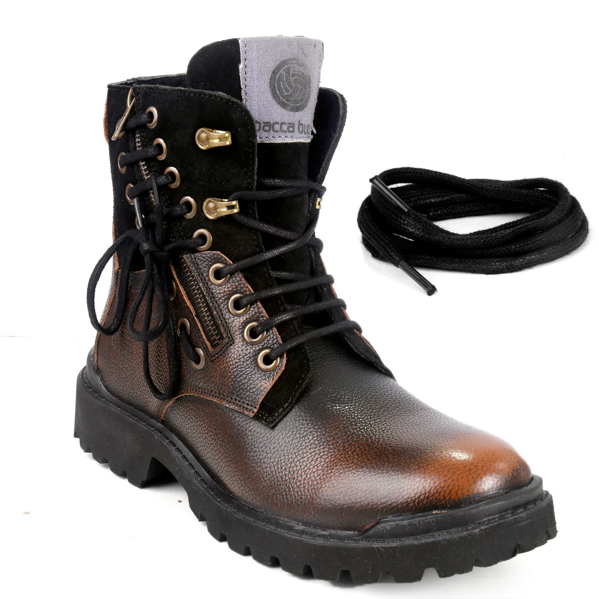 Bacca Bucci Combat Boots - Image 14