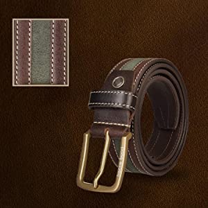 Bacca Bucci Genuine leather Casual Jeans belt 35 MM wide 4 MM thick - Image 5